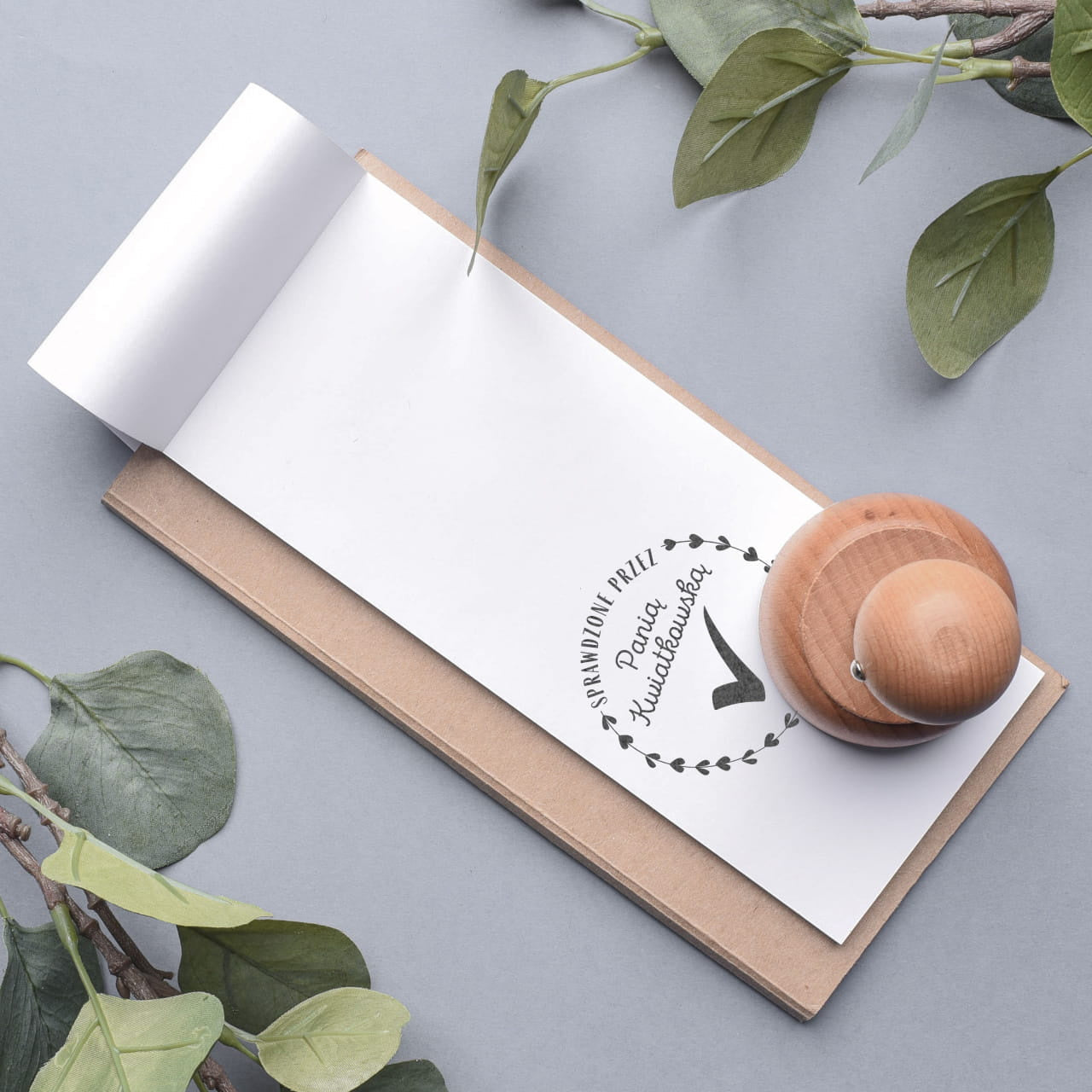 Personalizowany stempel dla nauczyciela