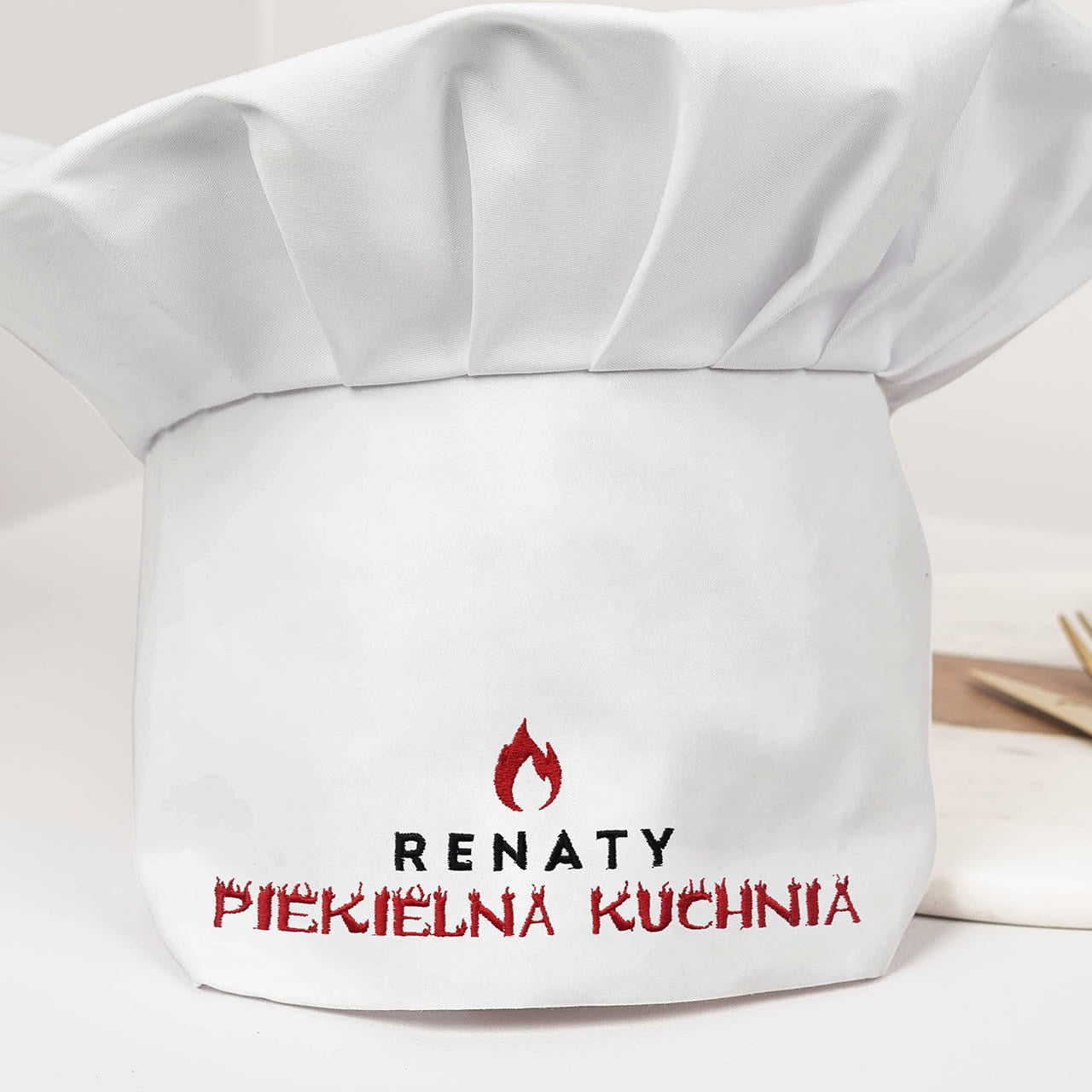 Personalizowana czapka dla kucharki prezent dla kucharki czapka dla miłośniczki gotowania prezent do kuchni