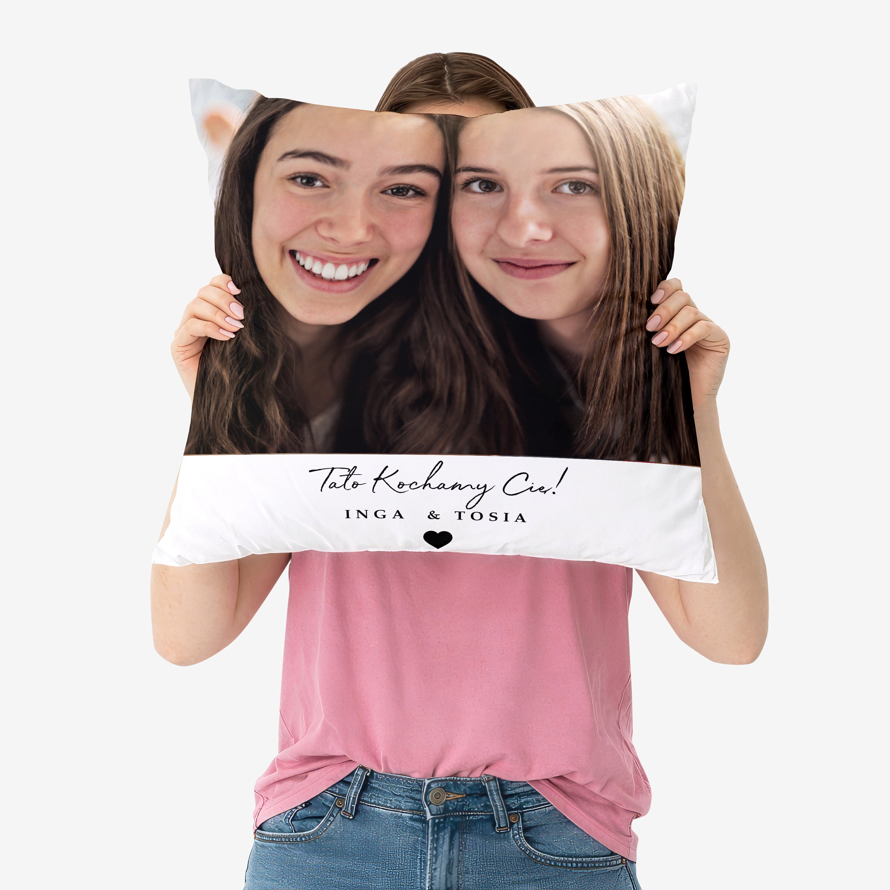 Poduszka ze zdjęciem - prezent na Dzień Taty prezent dla taty poduszka z nadrukiem personalizowana poduszka