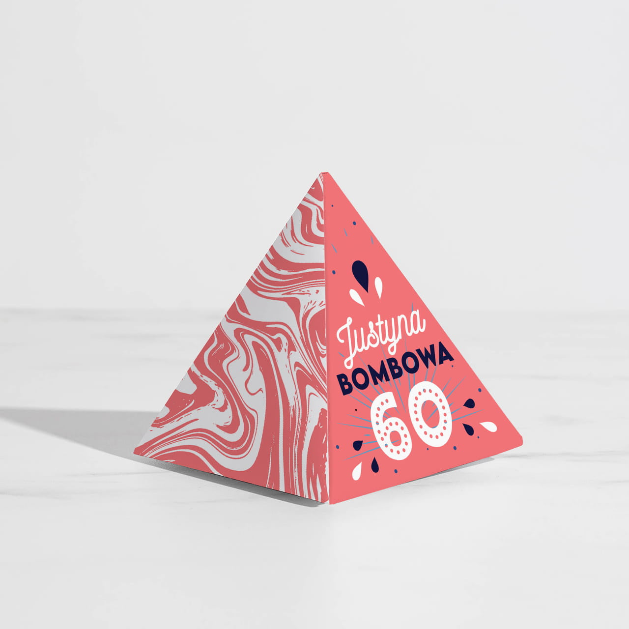 Personalizowana kula do kąpieli - drobiazg na 60 urodziny bomba do kąpieli kula kąpielowa upominek na 60 urodziny