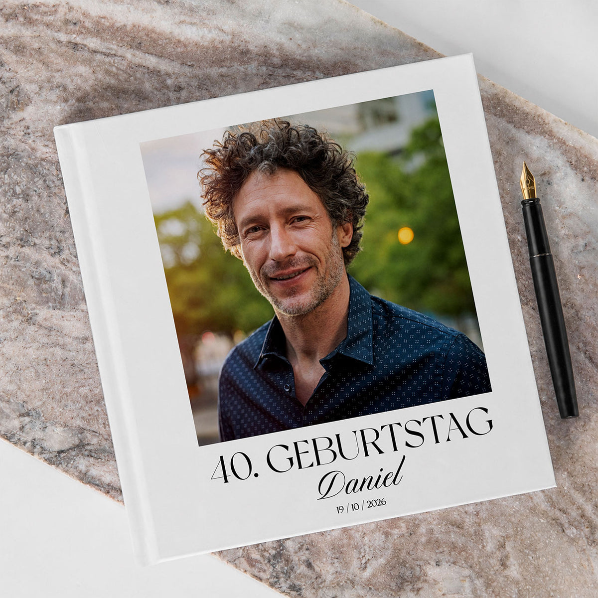 Gästebuch zum 40. Geburtstag MIT FOTO