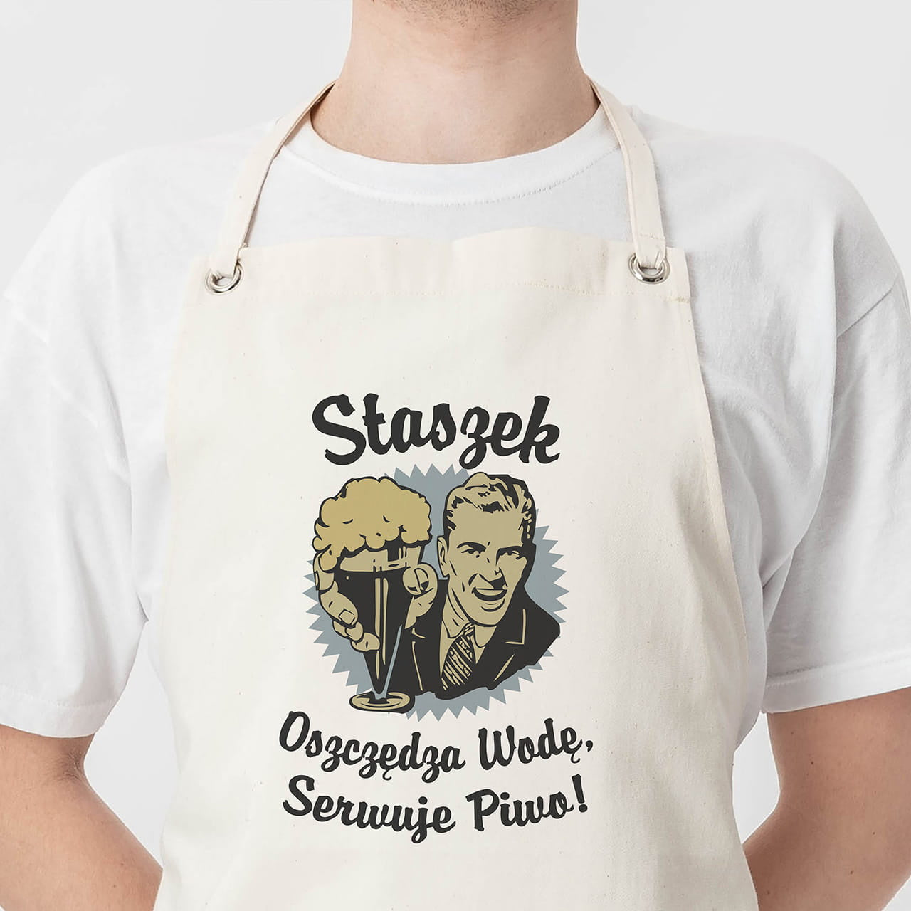 Personalizowany fartuch dla barmana