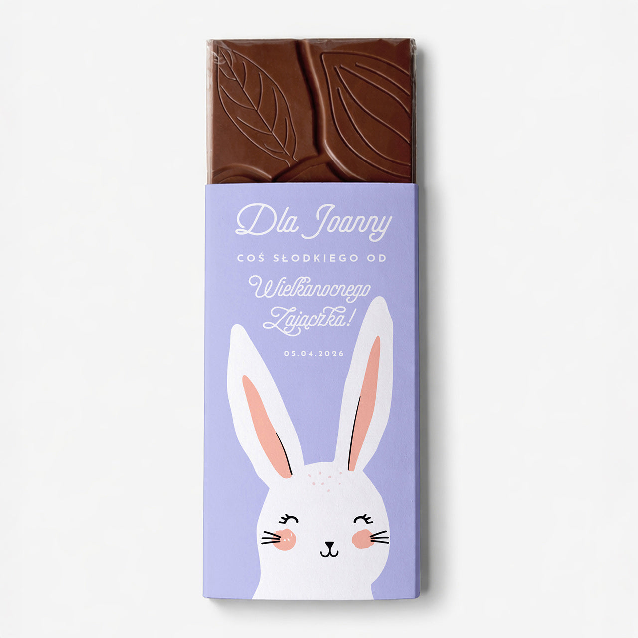 Personalizowana czekolada na wielkanoc