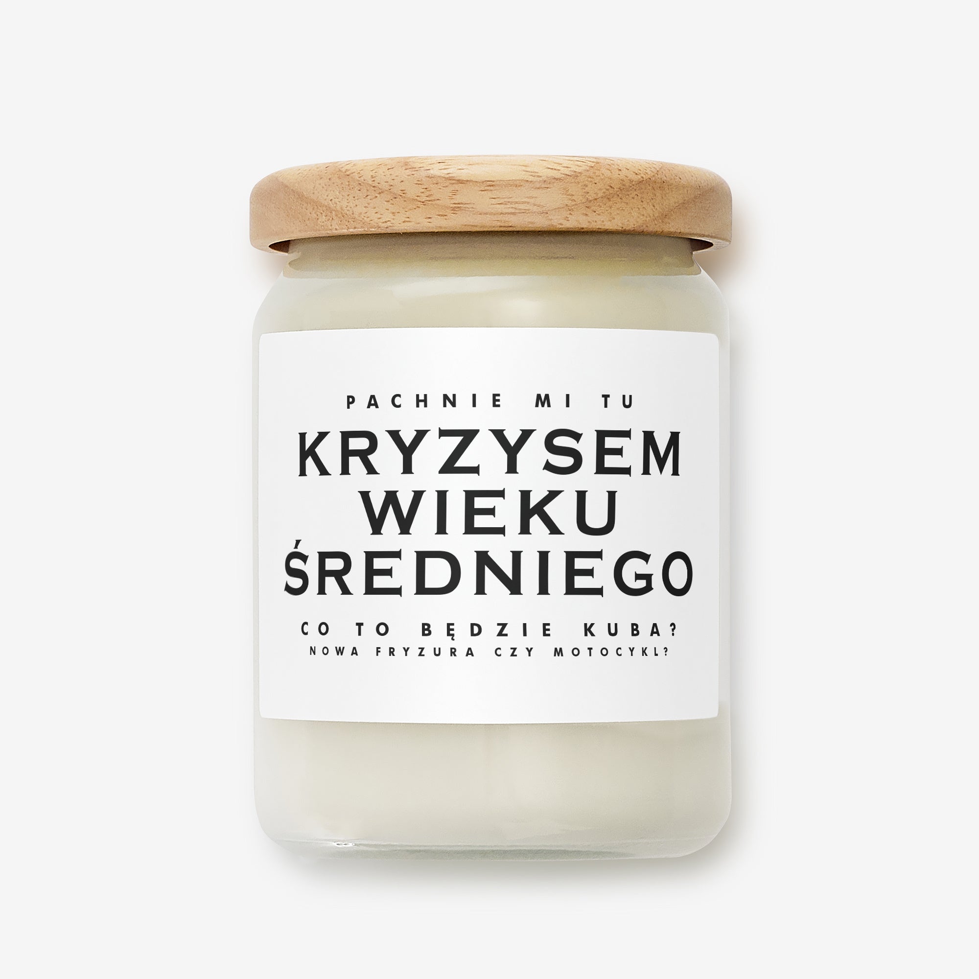 Śmieszna świeca - Kryzys Wieku Średniego - zabawny prezent dla mężczyzny