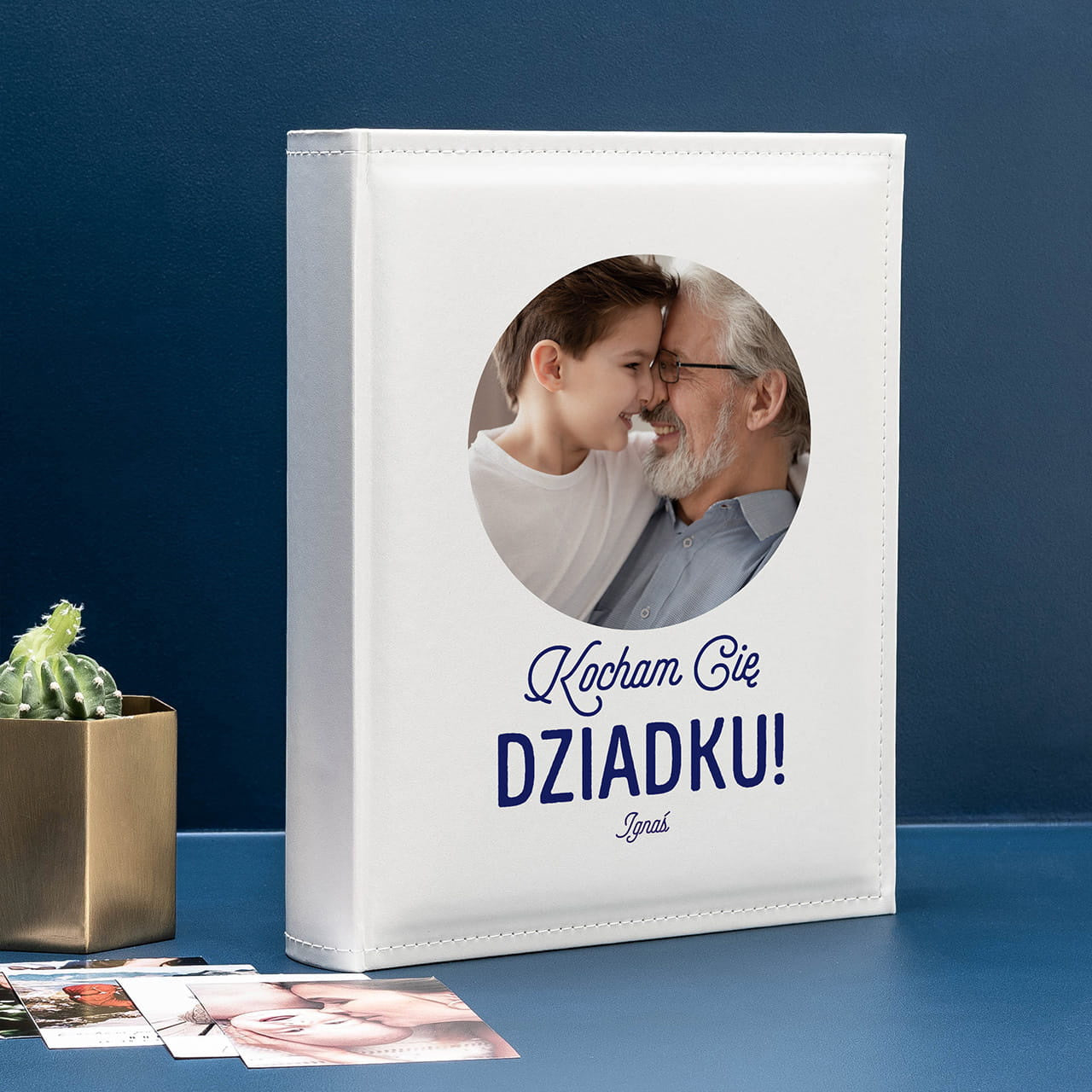 Fotoalbum dla dziadka - prezent na Dzień Dziadka album dla dziadka prezent dla dziadka