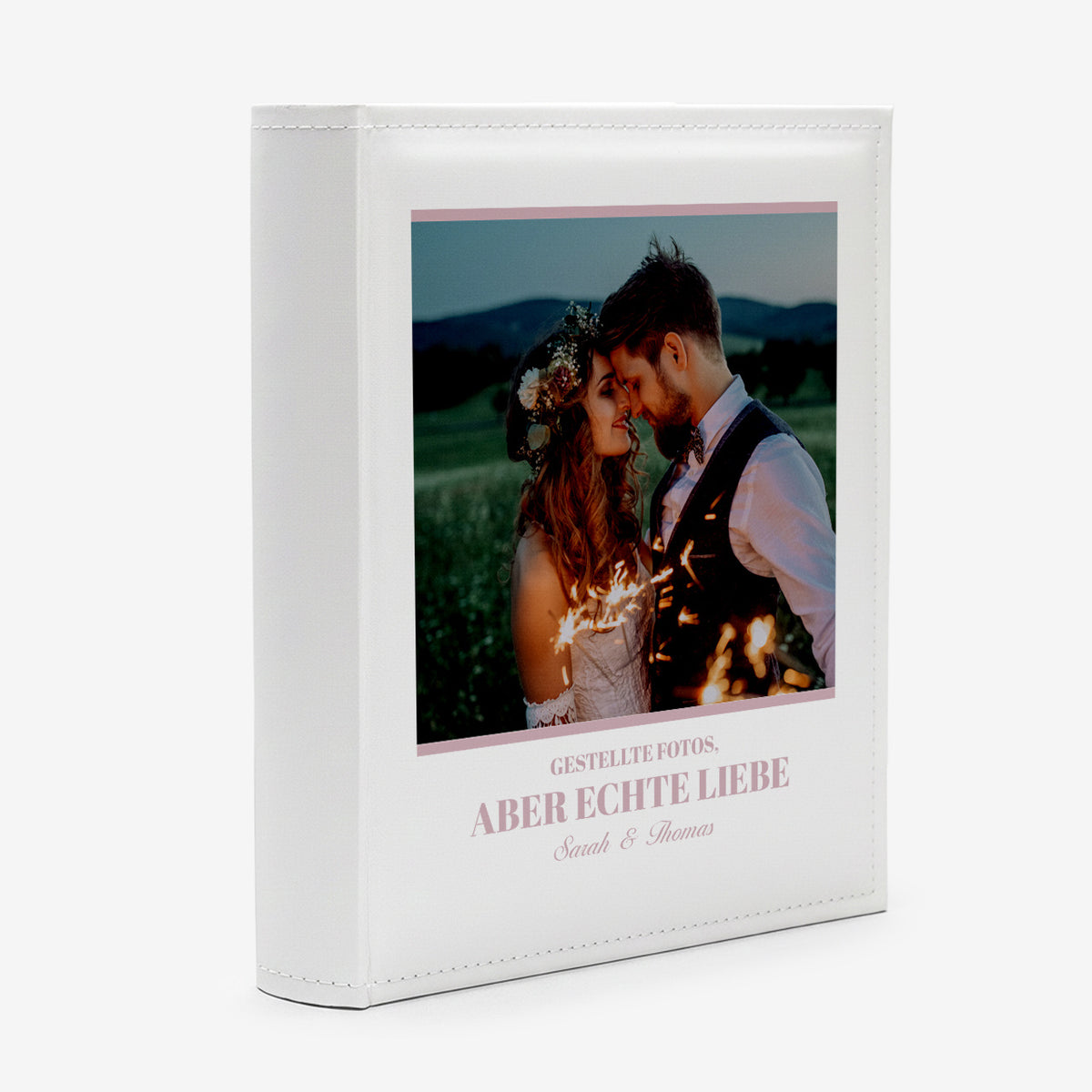Fotoalbum zum Einkleben - Echte Liebe Geschenk für ein Paar