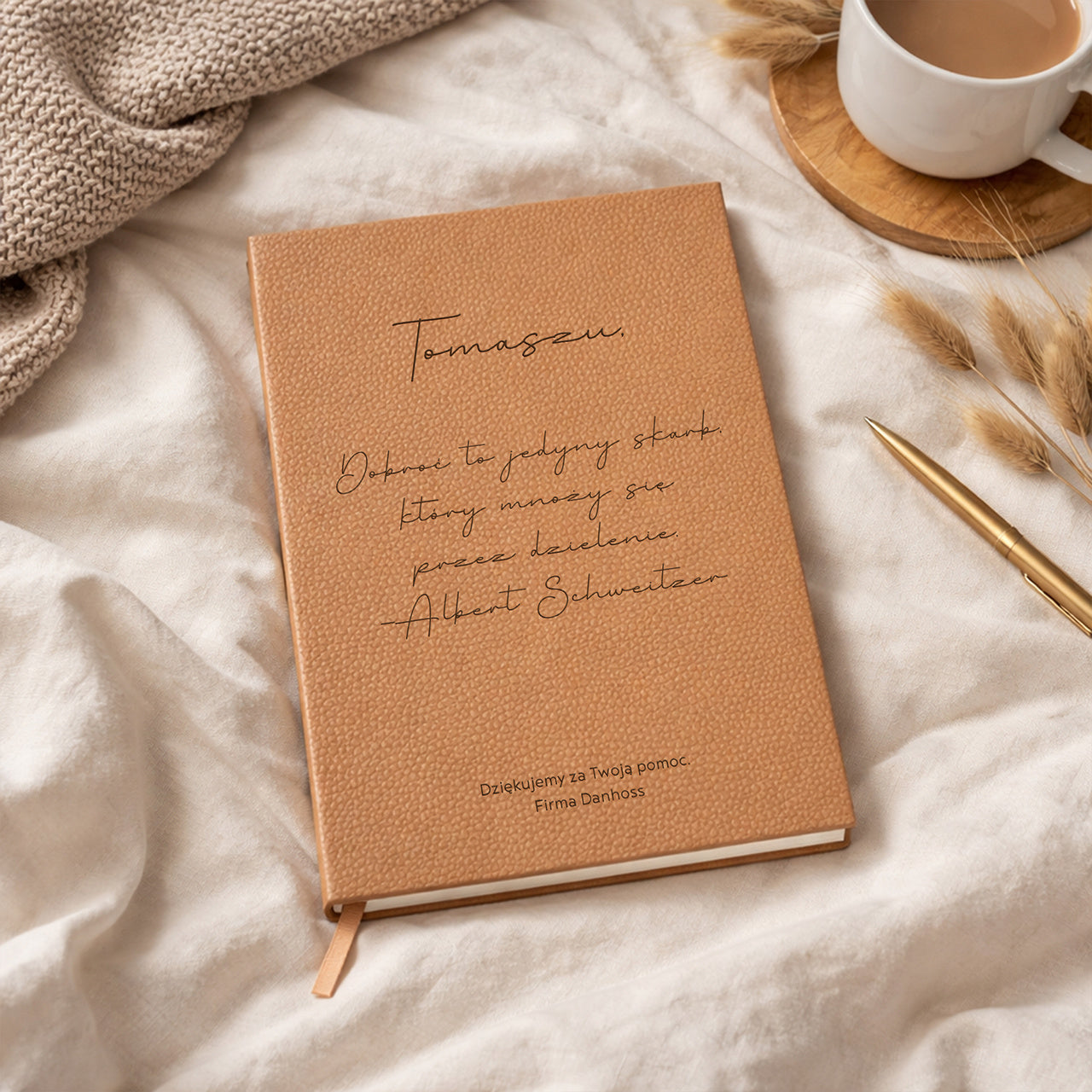 Personalizowany notatnik - notes w podziękowaniu