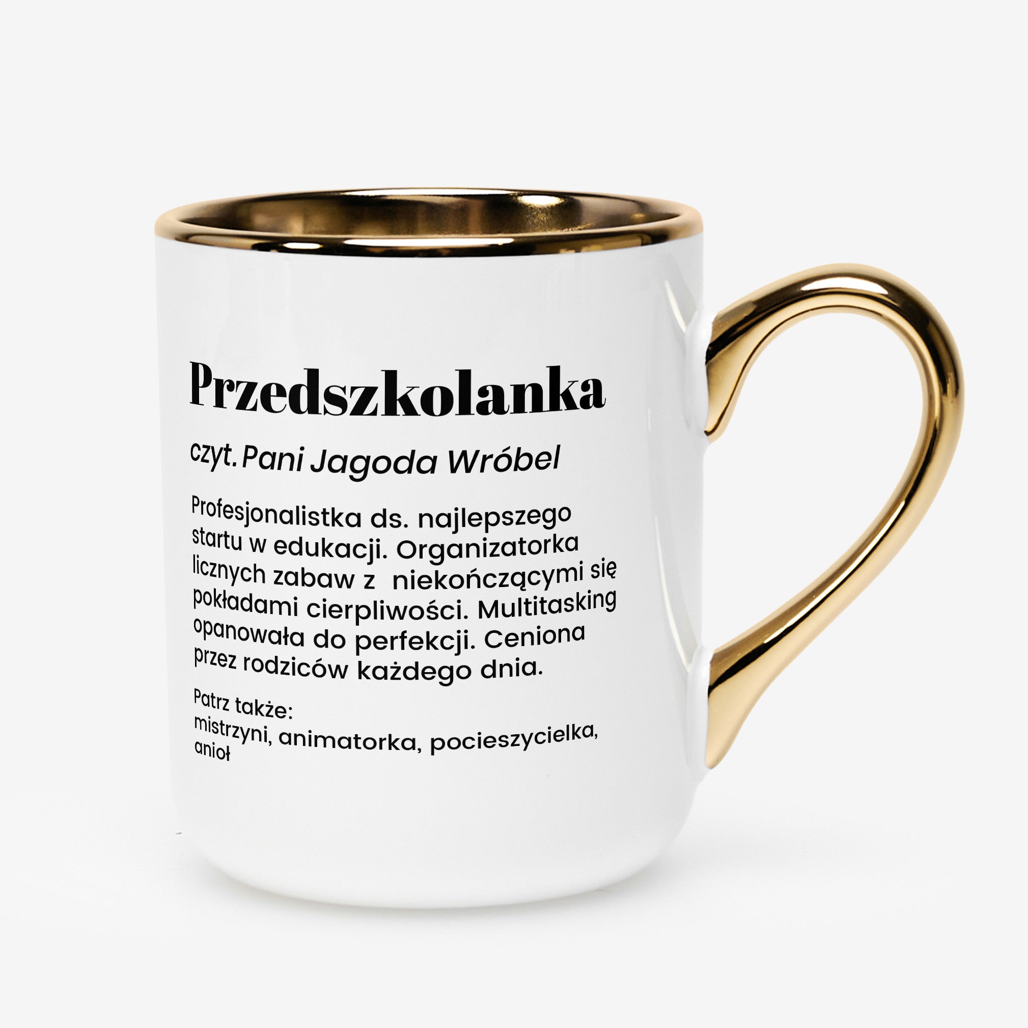 Personalizowany kubek dla przedszkolanki - definicja