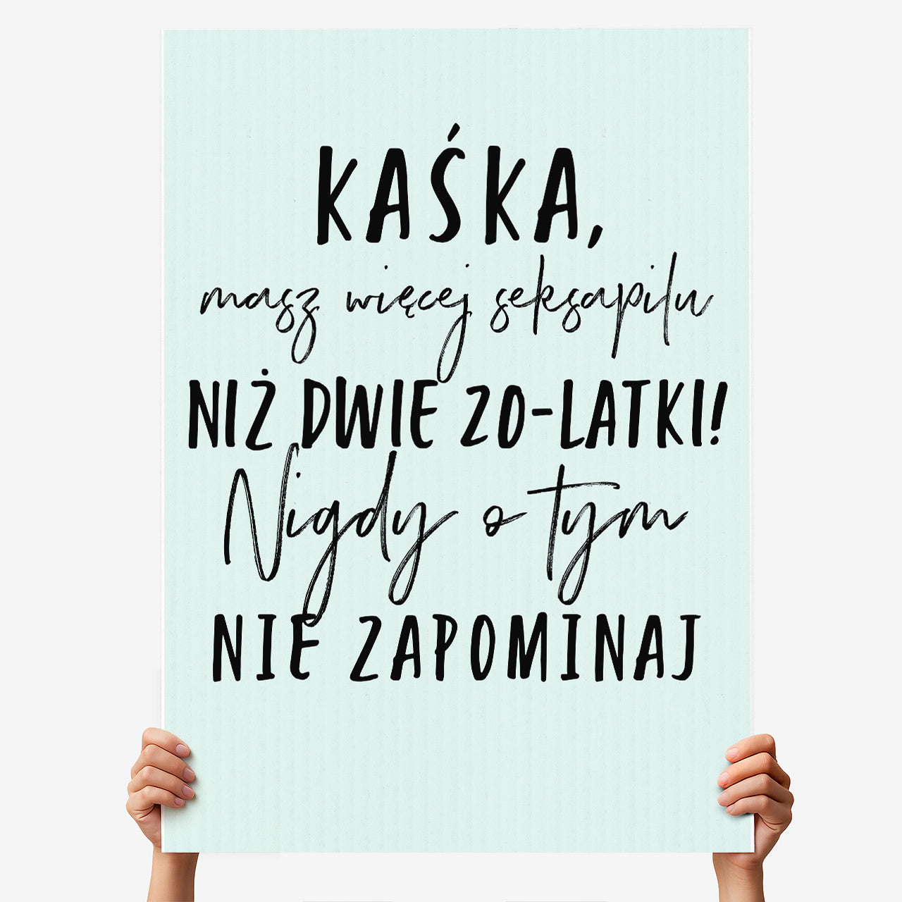 Personalizowana kartka XXL - prezent na 40 urodziny dla koleżanki