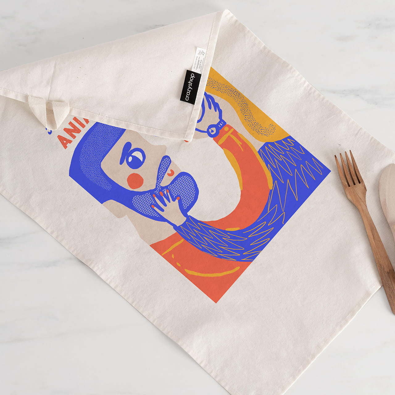 Bawełniany ręcznik kuchenny - śmieszny upominek dla pary prezent dla pary ręcznik bawełniany ręcznik do kuchni