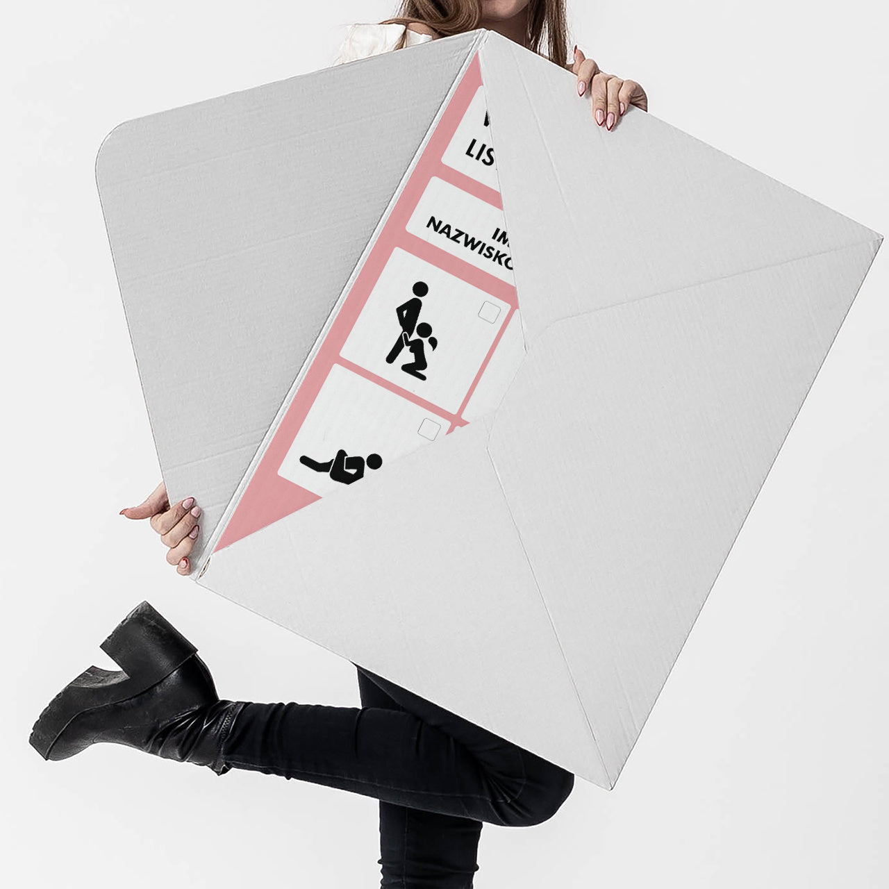 Personalizowana kartka XXL - Jej Aktywne Walentynki