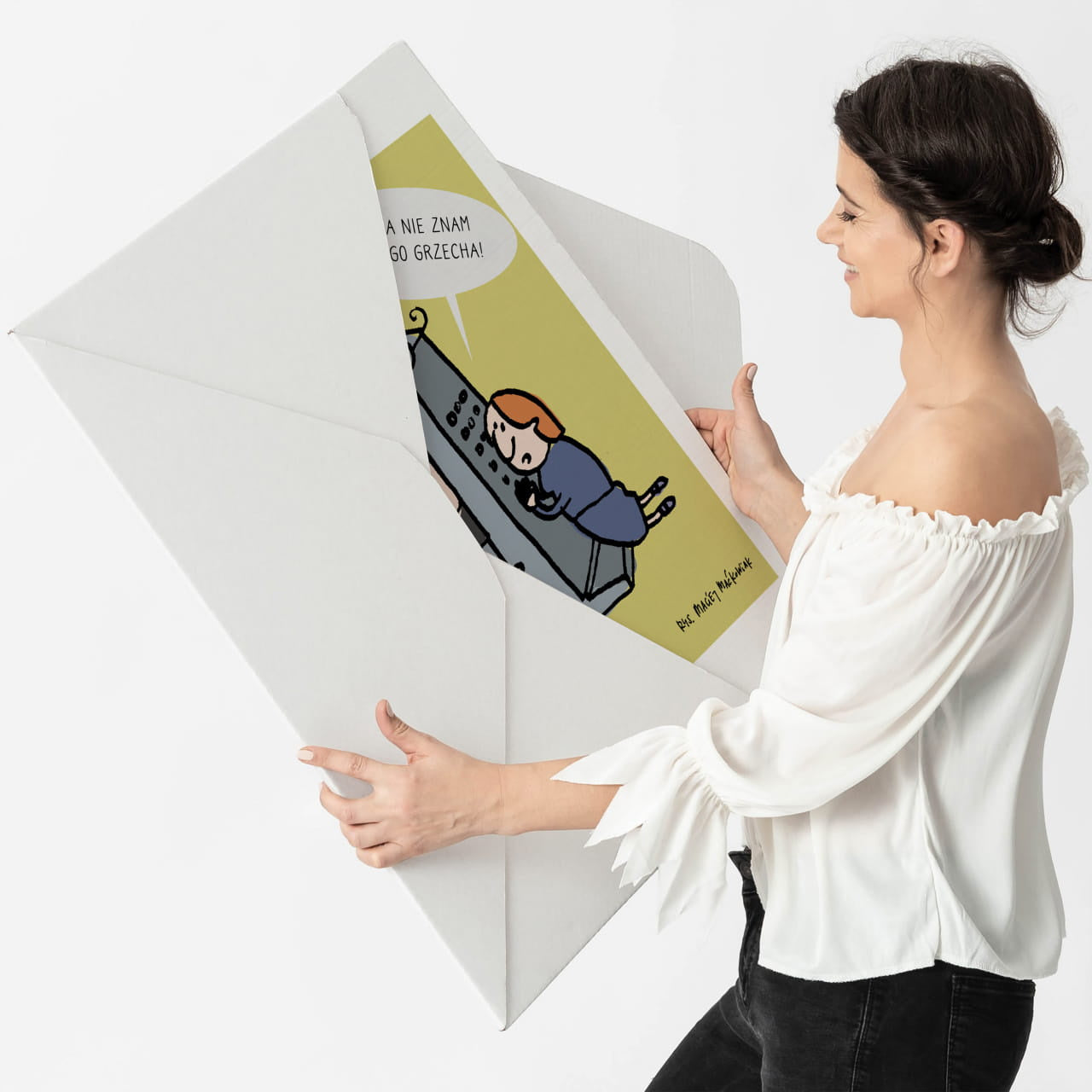 Duża kartka śmieszna na ślub cywilny XXL prezent na ślub prezent ślubny kartka na ślub kartka ślubna