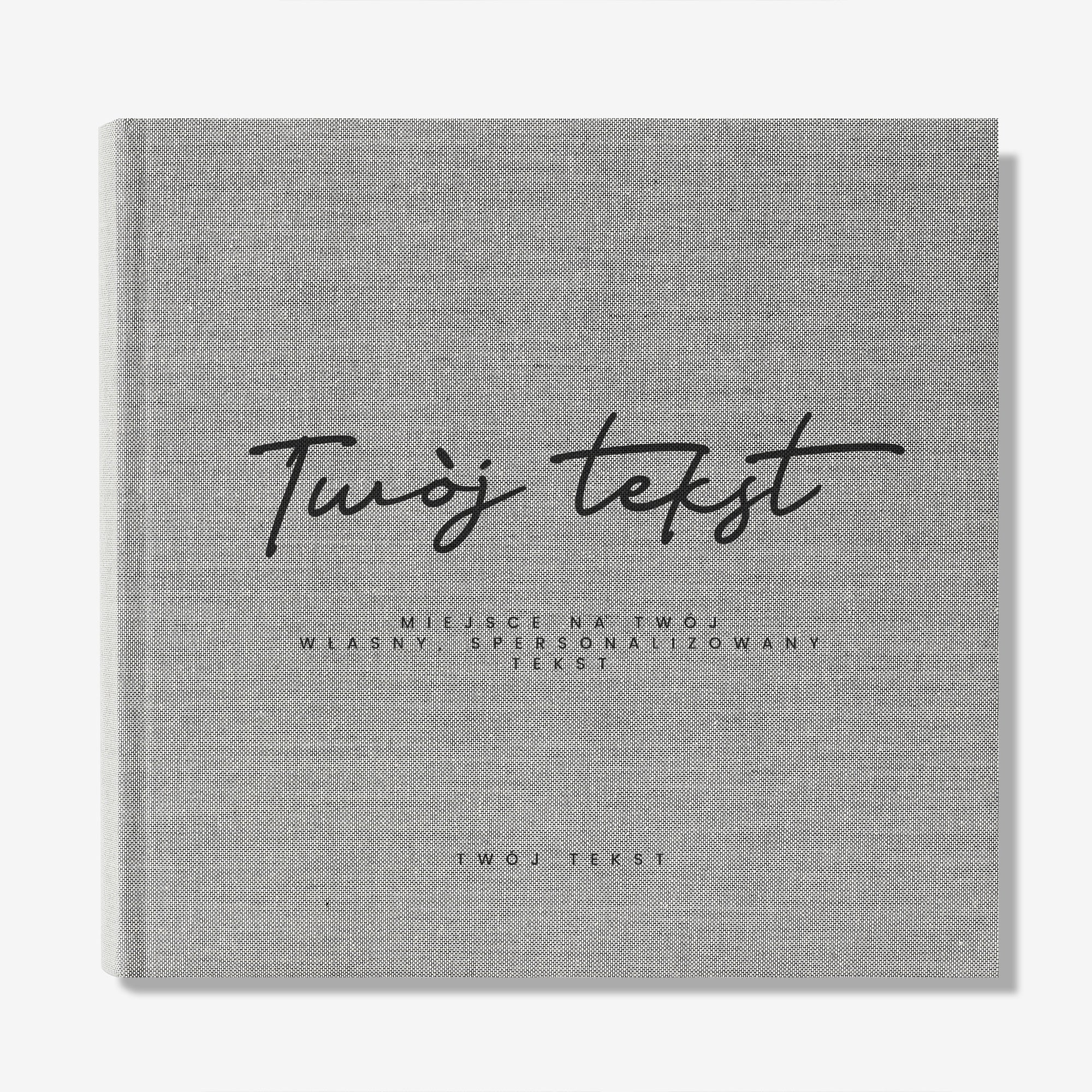 Duży album personalizowany z Twoim tekstem