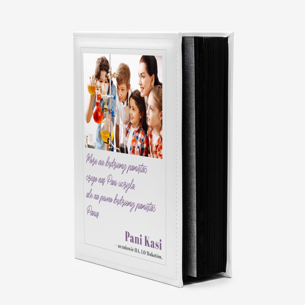 Album dla nauczyciela na pożegnanie - prezent na zakończenie szkoły dla nauczyciela album fotograficzny