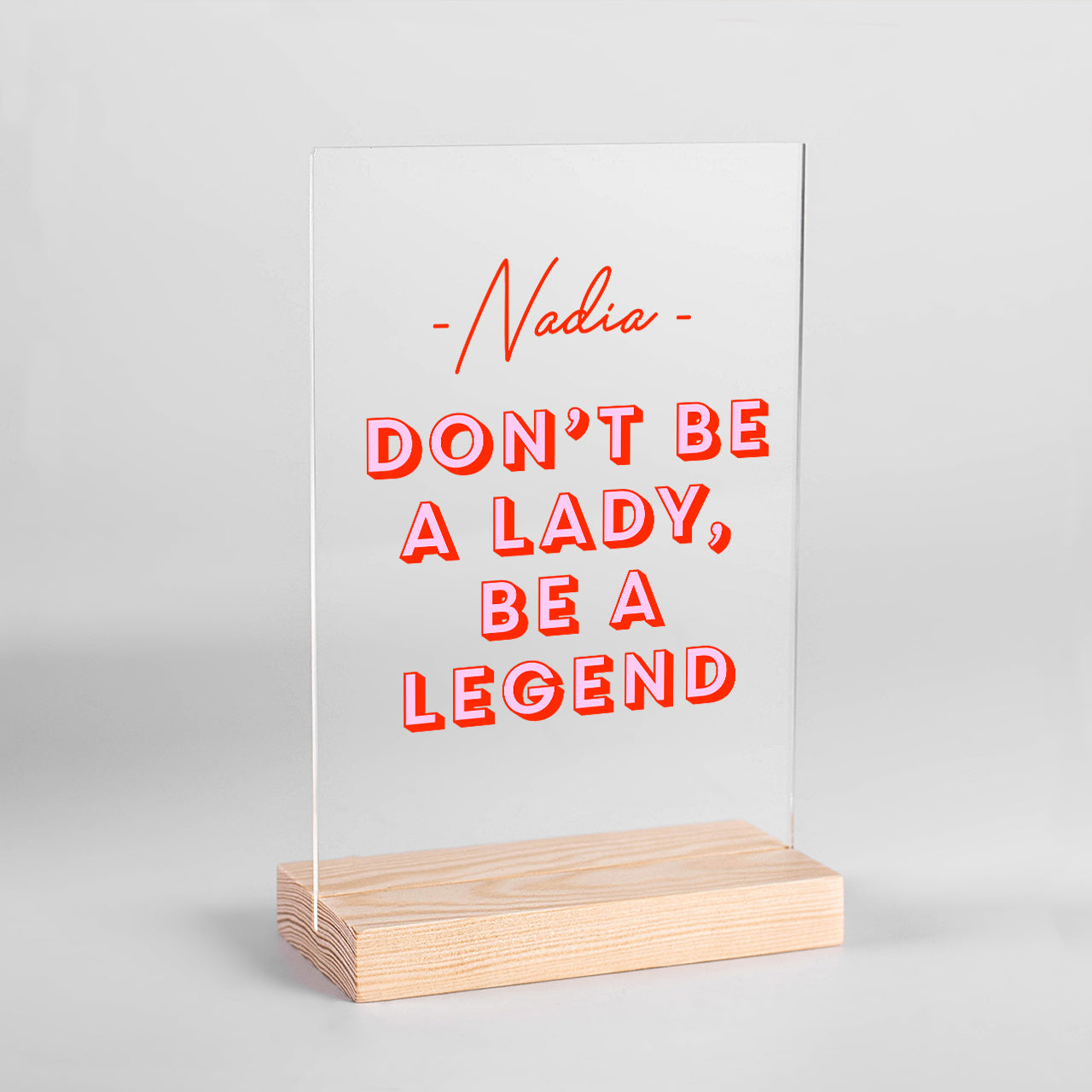 Statuetka dla przyjaciółki - be a legend