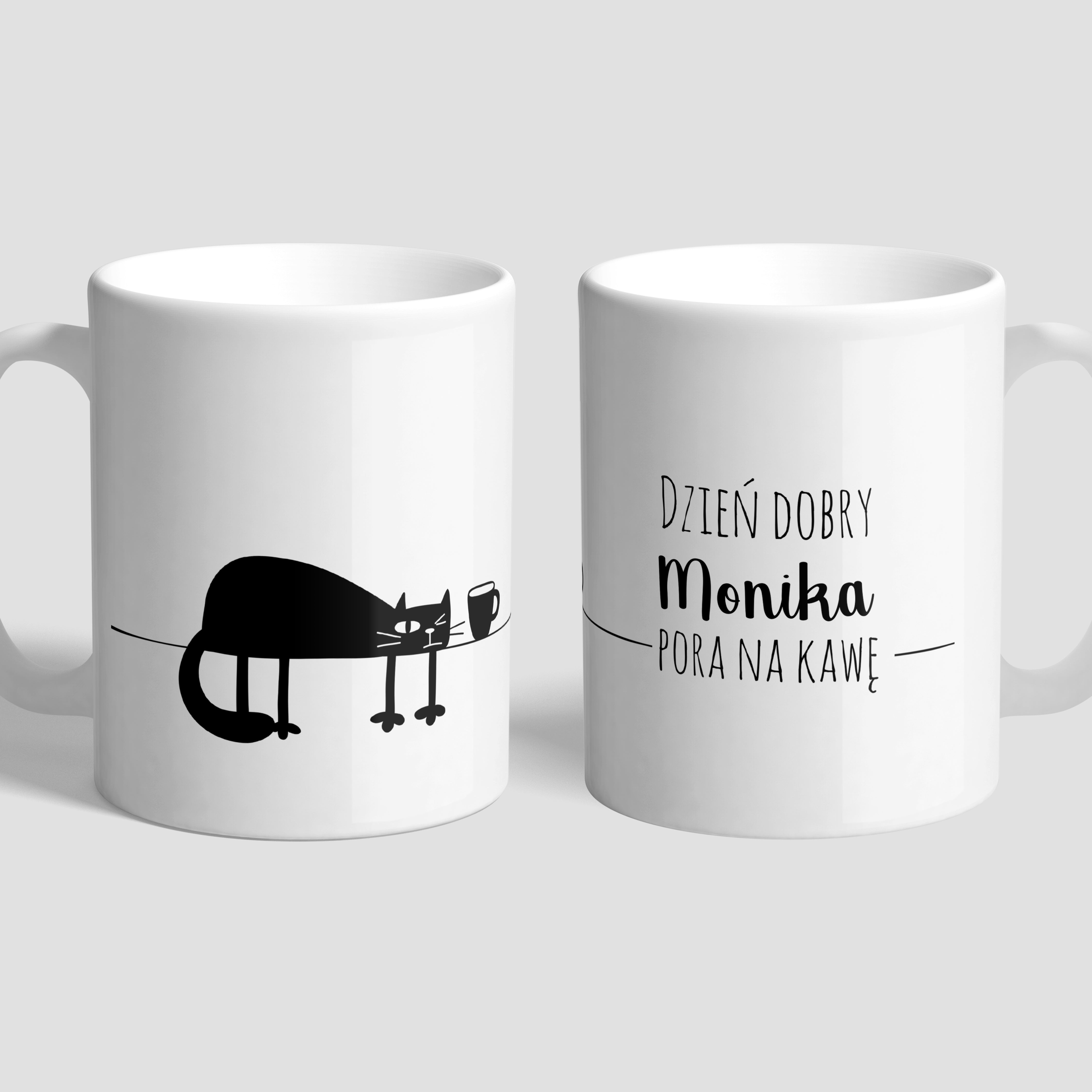 Personalizowany kubek dla sekretarki - Dzień Dobry kubek z nadrukiem kubek personalizowany prezent dla sekretarki