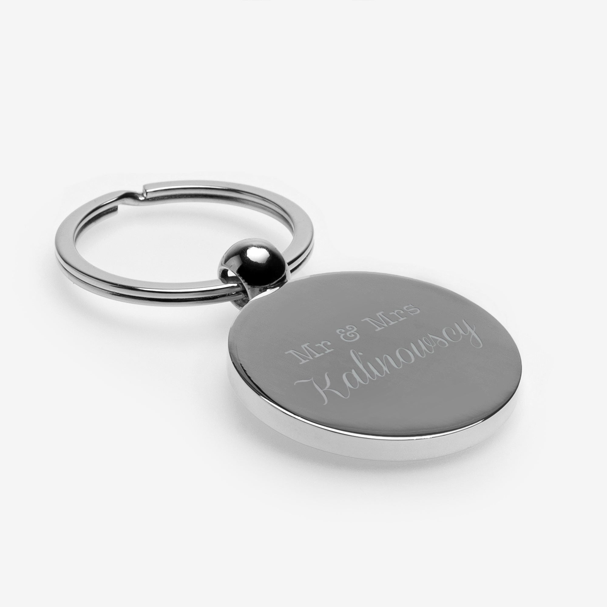 Metalowy brelok dla nowożeńców prezent dla pary brelok z grawerem prezent dla nowożeńców prezent dla młodej pary