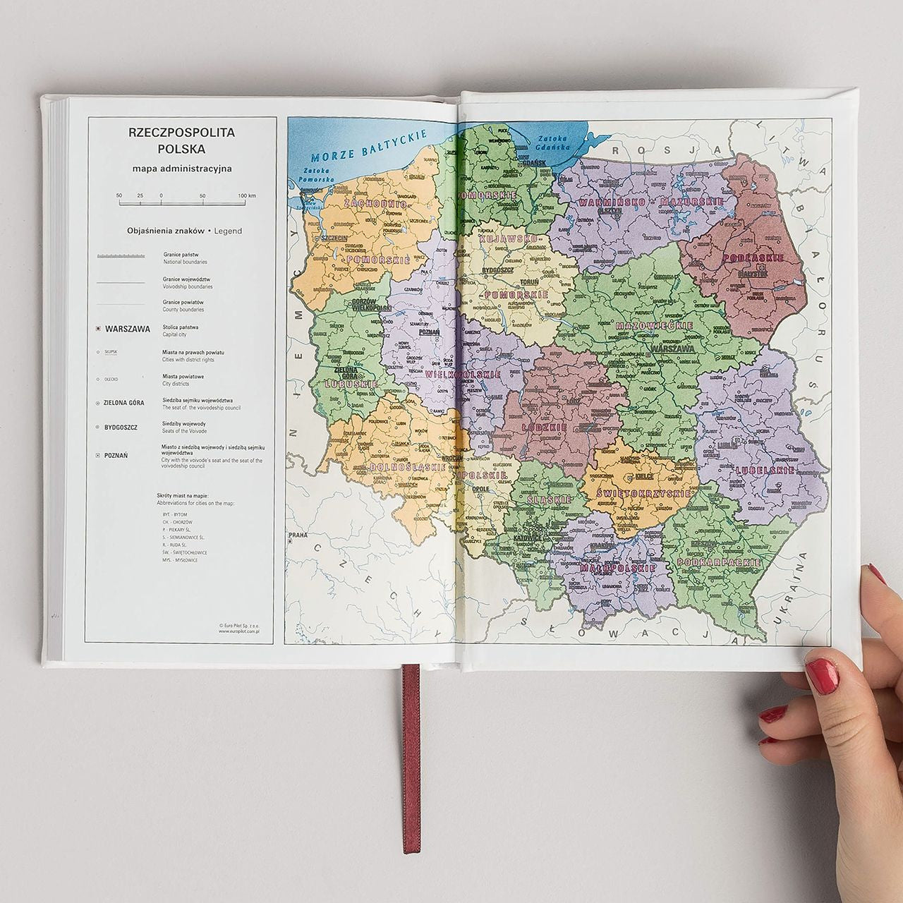 Kalendarz personalizowany biały książkowy - twój tekst