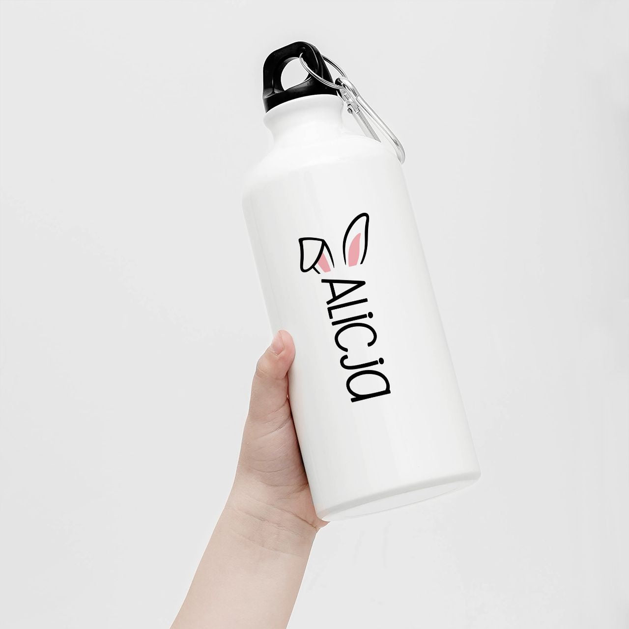 Personalizowany bidon z imieniem dla dziecka- zajączek