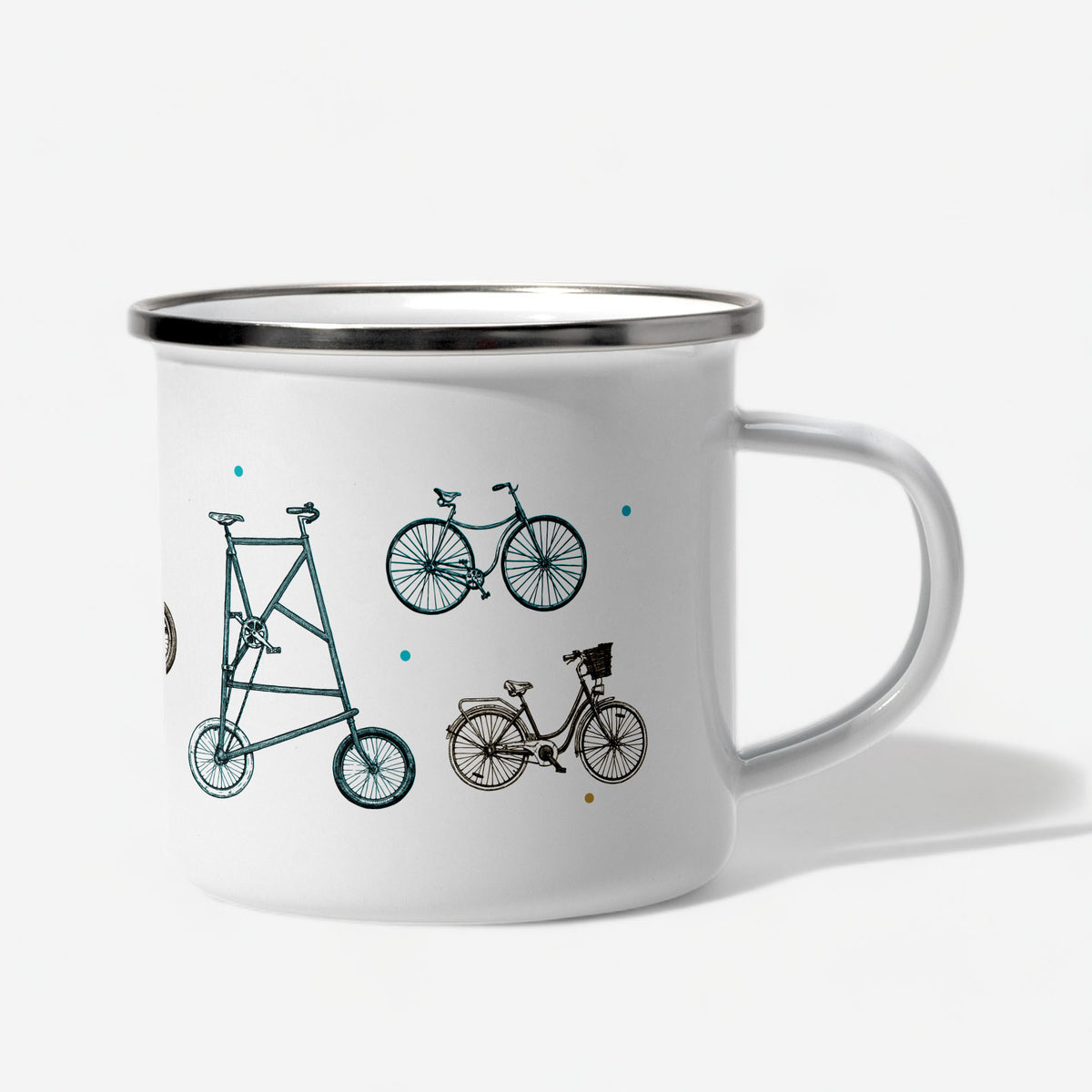 Emaillebecher - Geschenk für Fahrradliebhaber