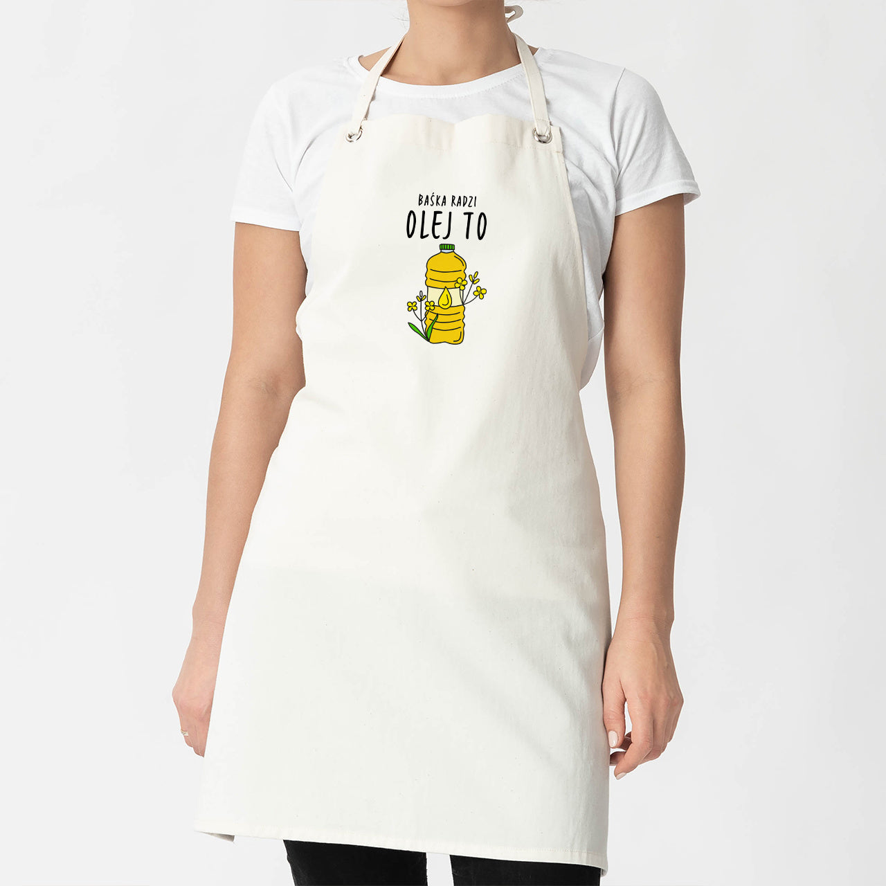 Personalizowany fartuch dla kucharki - olej to
