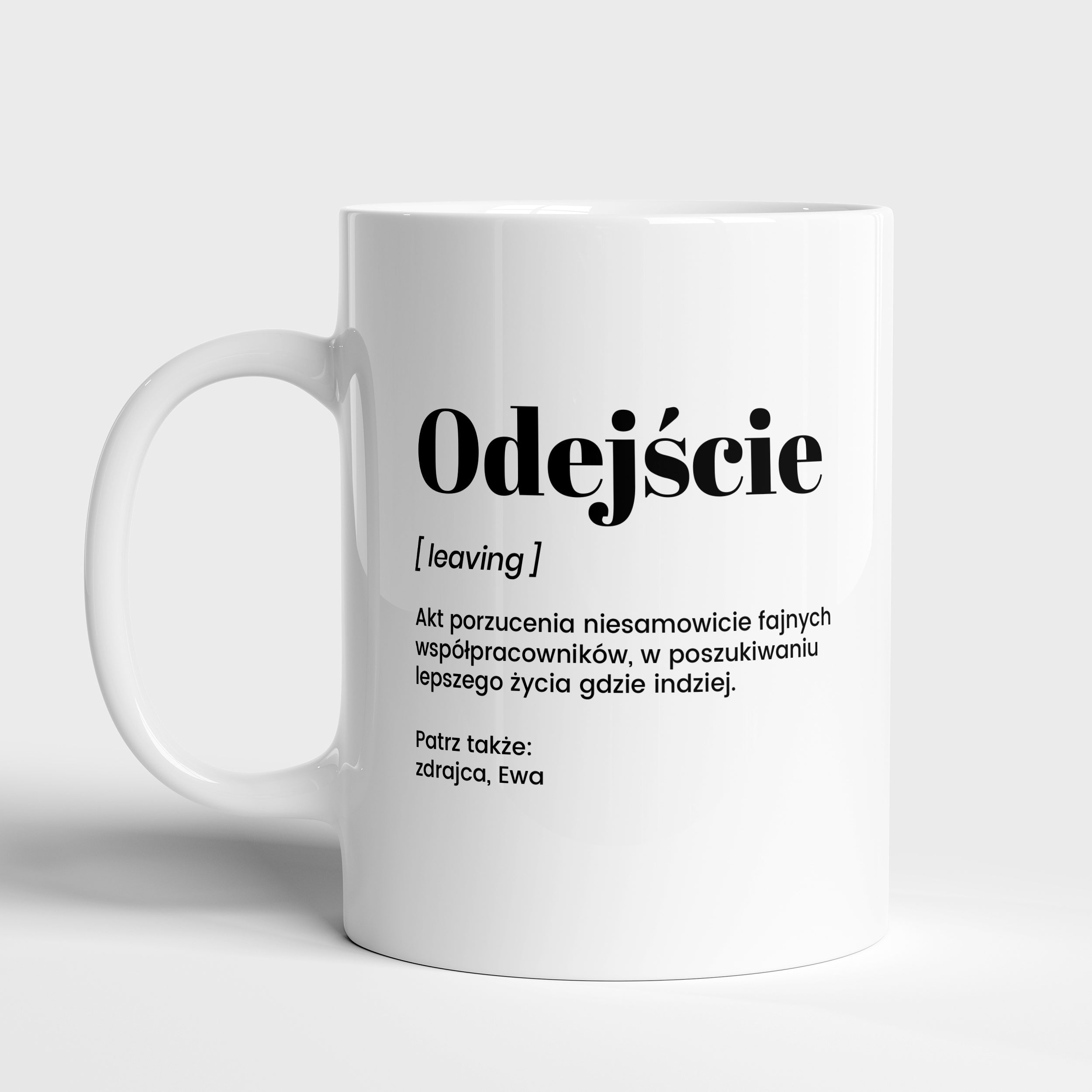 Personalizowany kubek dla koleżanki na odejście z pracy