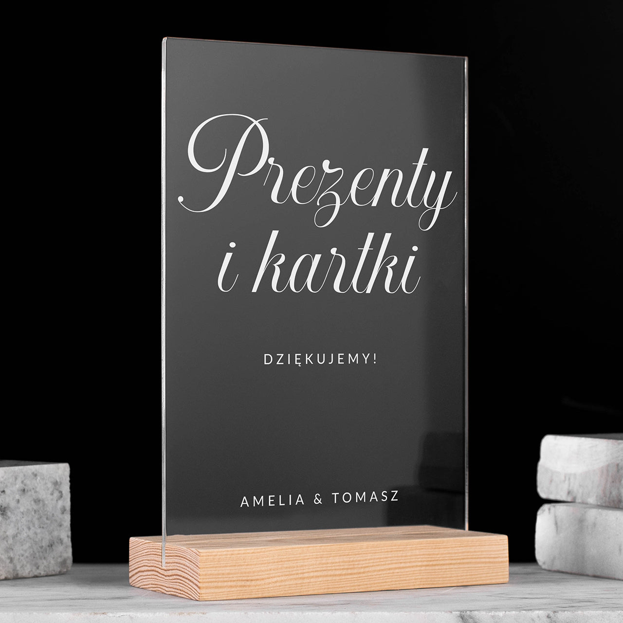 Personalizowana dekoracja weselna