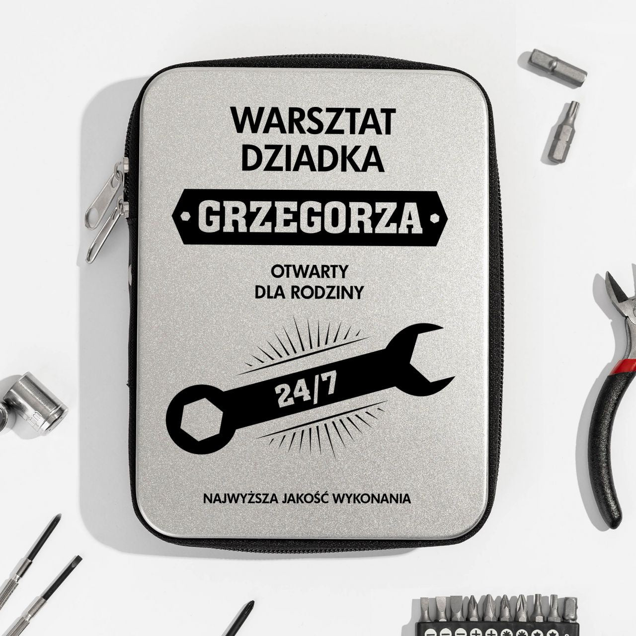 Narzędzia na prezent dla Dziadka zestaw narzędzi prezent na Dzień Dziadka