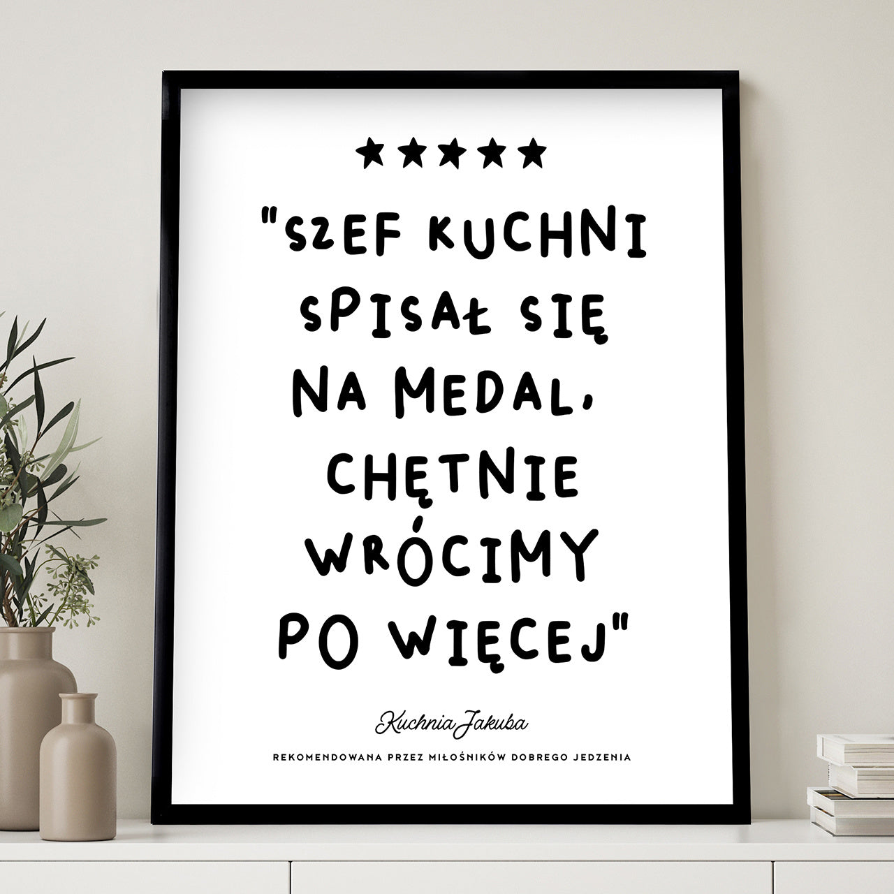 Plakat dla miłośnika gotowania