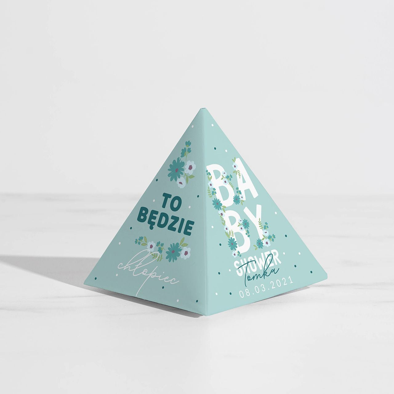 Personalizowana kula kąpielowa - upominek dla gości na baby shower