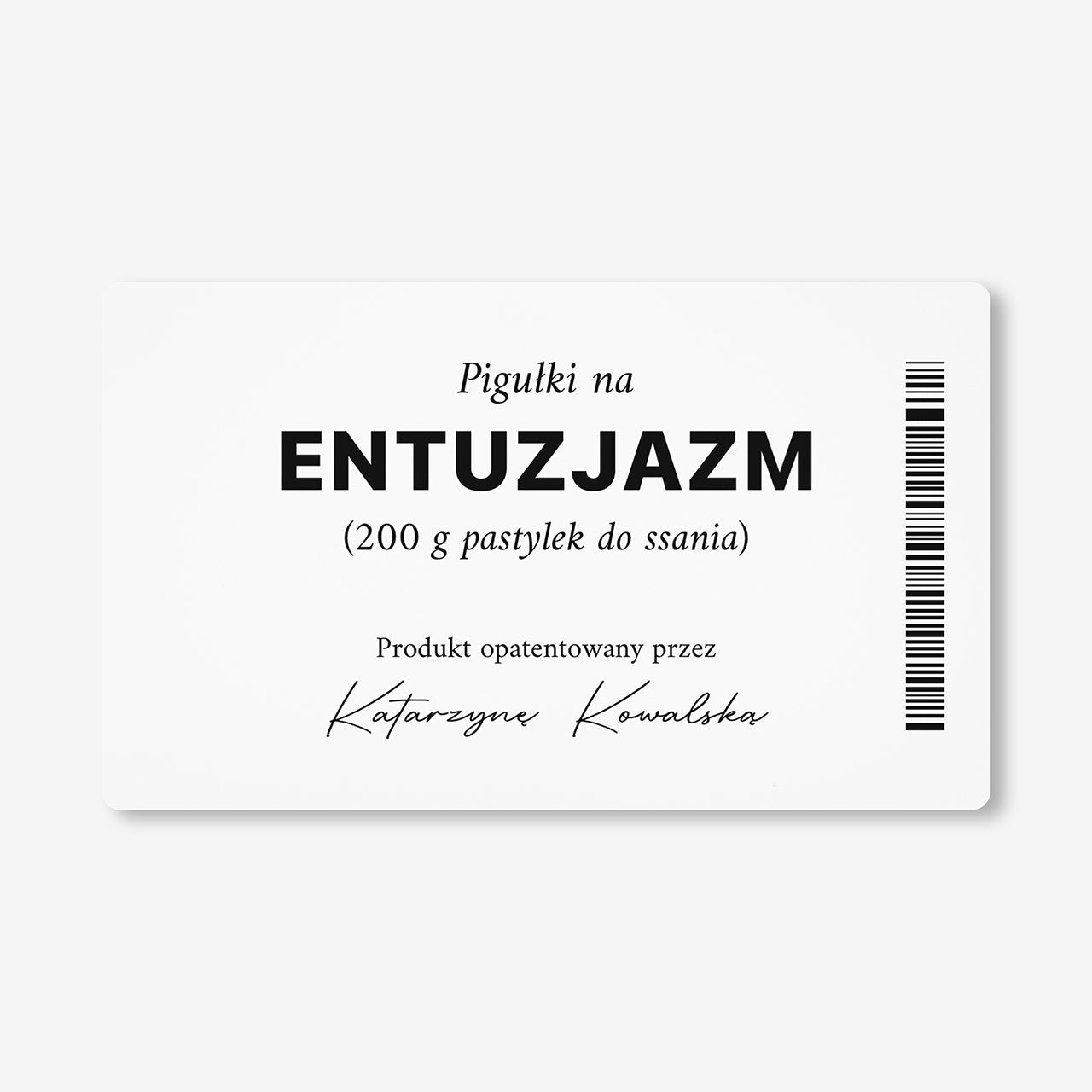 Pojemnik na cukierki z personalizowaną etykietą - prezent dla marudy personalizowany prezent