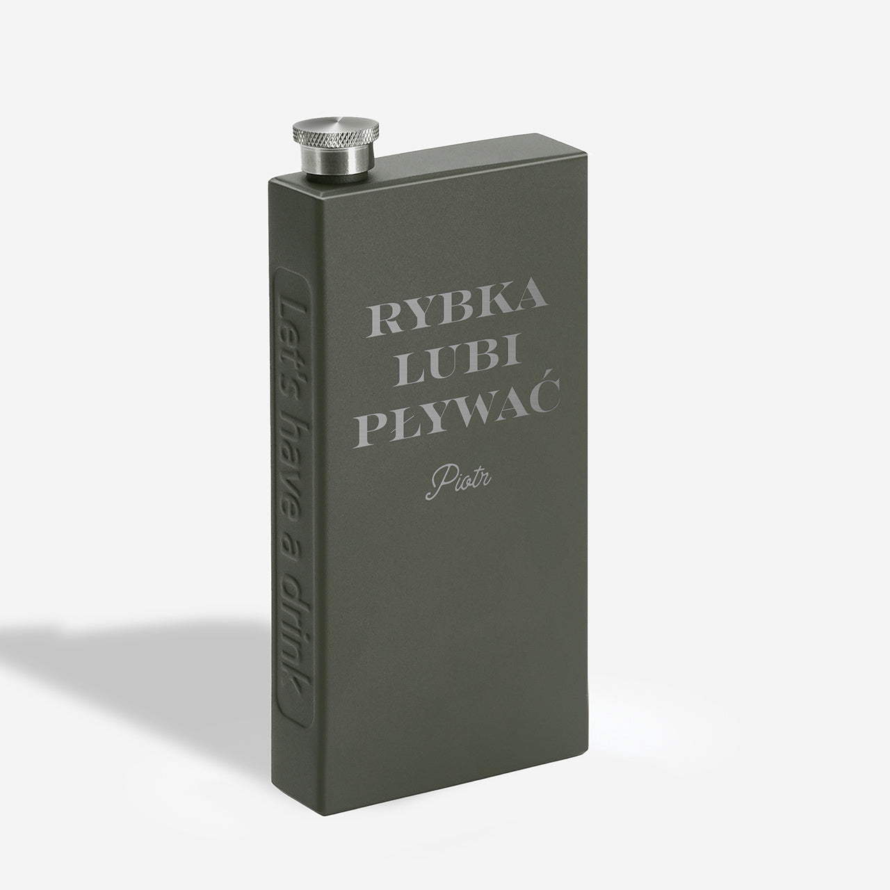 Piersiówka z grawerem dla wędkarza