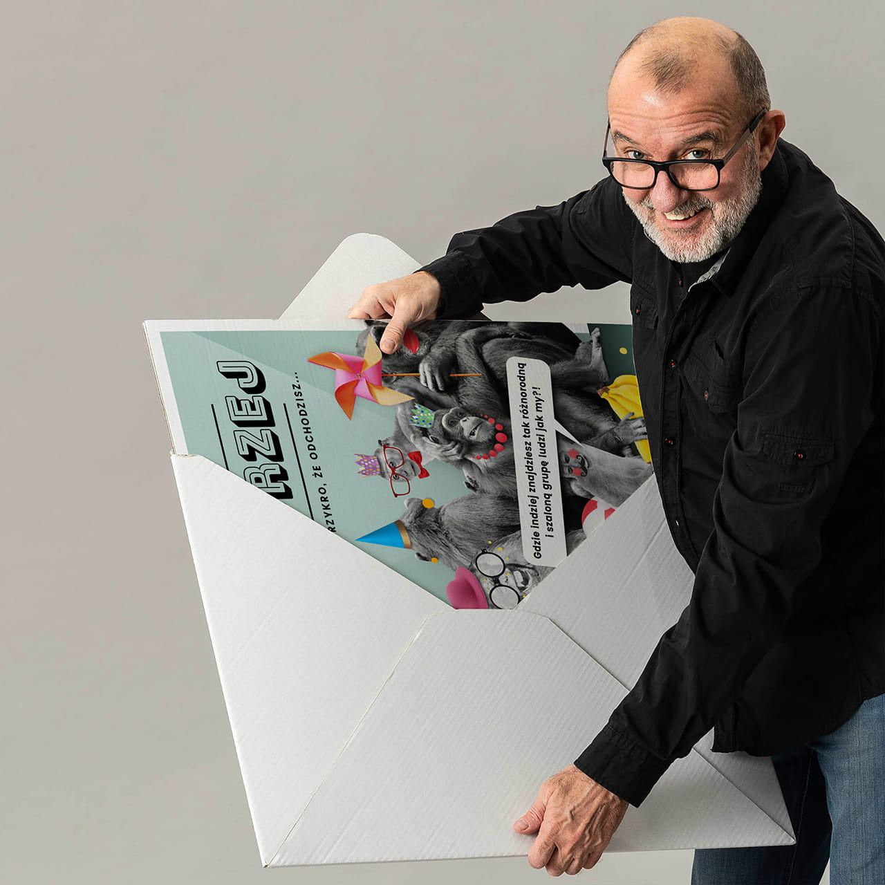 Kartka A4 personalizowana na pożegnanie z pracy