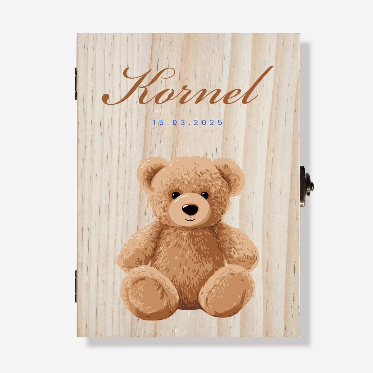 Sztućce dla dziecka - miś prezent dla dziecka personalizowane sztućce sztućce dla niemowlaka