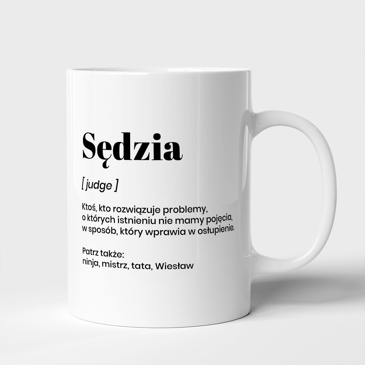 Personalizowany kubek sędziego - Definicja 