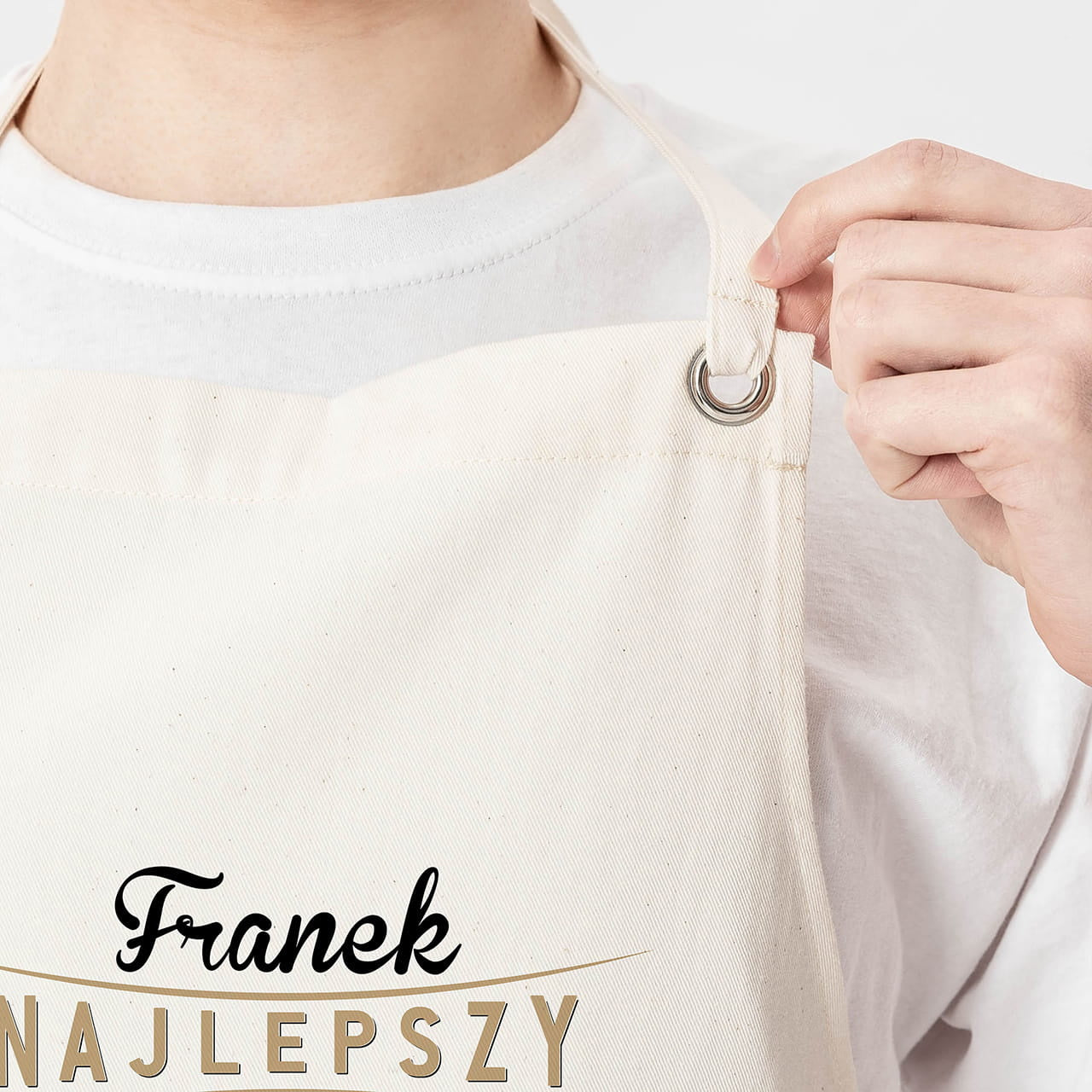 Personalizowany fartuch z nadrukiem dla teścia - najlepszy teść