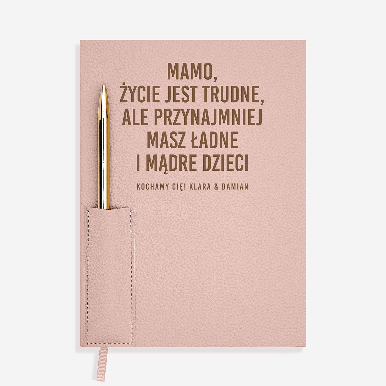 Planner z dedykacją - personalizowany prezent dla mamy planner personalizowany prezent na Dzień Mamy