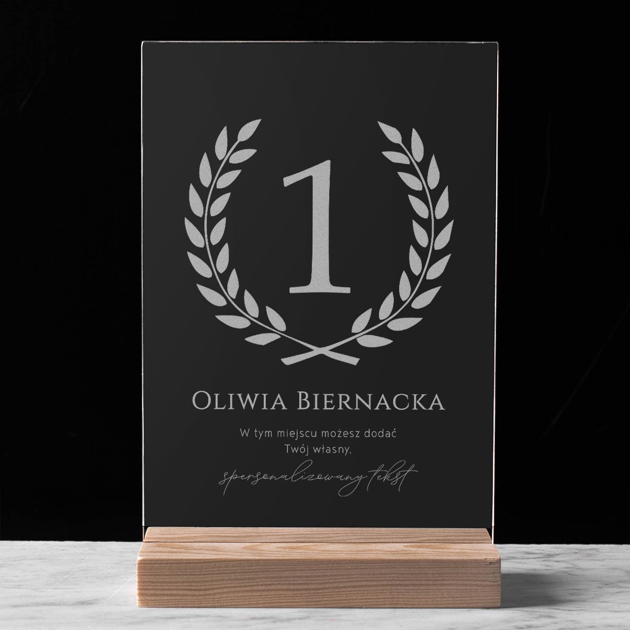 Grawerowana statuetka - zwycięzca