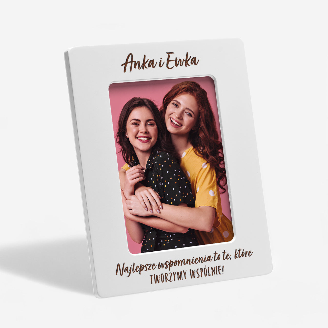 Personalizowana ramka na zdjęcia - prezent dla przyjaciółki na urodziny