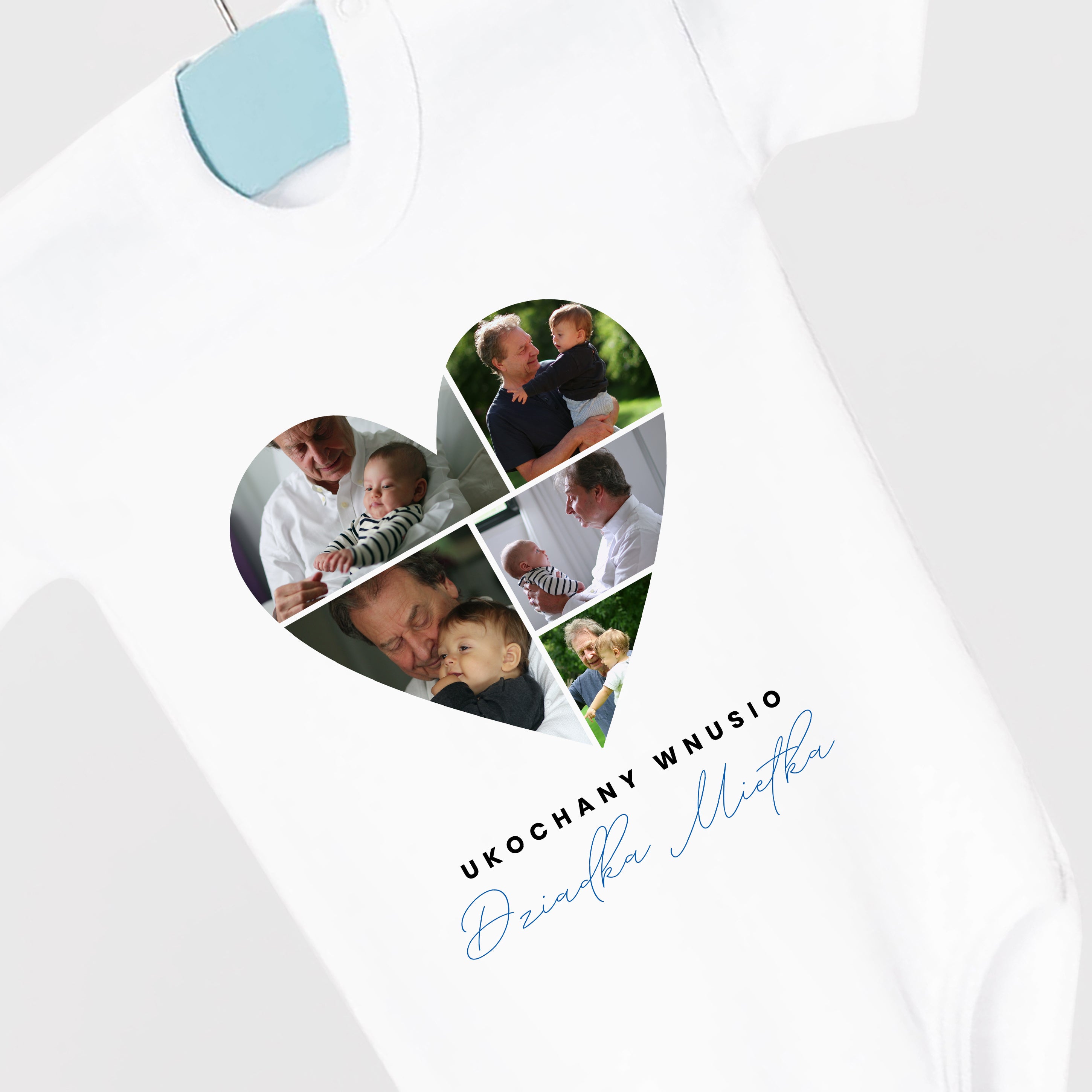 Personalizowane body z imieniem - prezent dla wnuka body dla niemowlaka prezent dla dziecka 