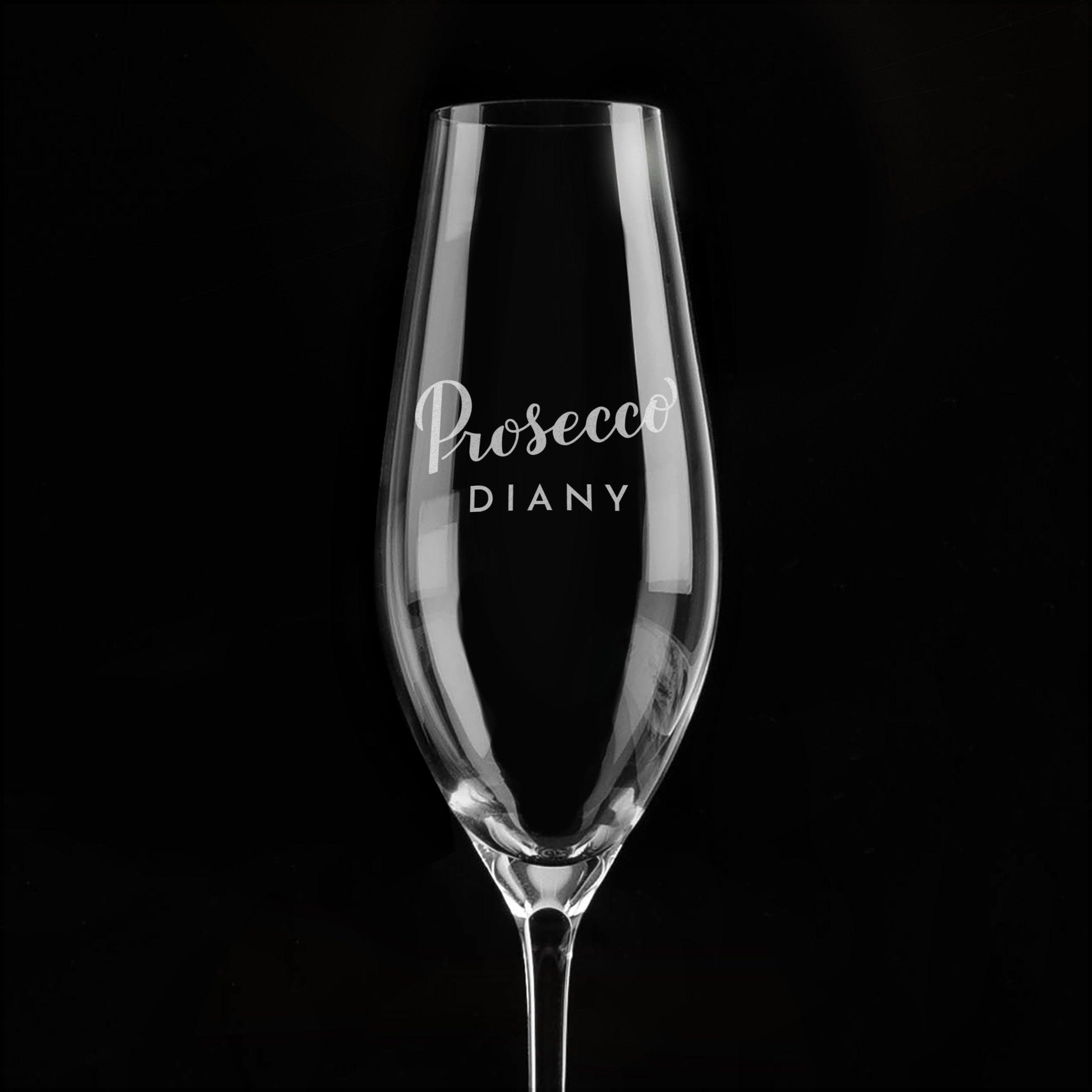 Grawerowany kieliszek do Prosecco - prezent dla koleżanki