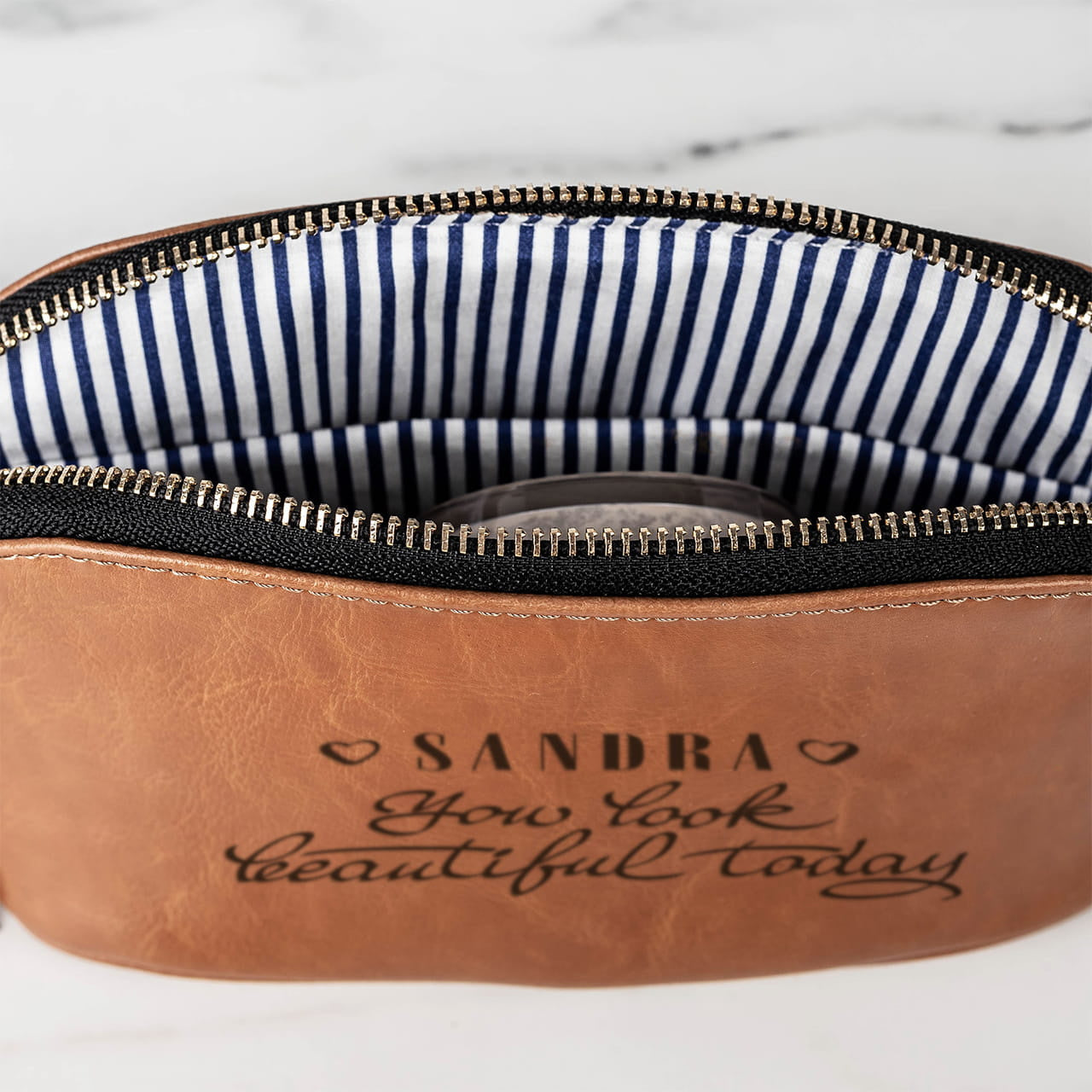 Personalizowana kosmetyczka damska - prezent dla dziewczyny prezent na rocznicę dla dziewczyny damska kosmetyczka