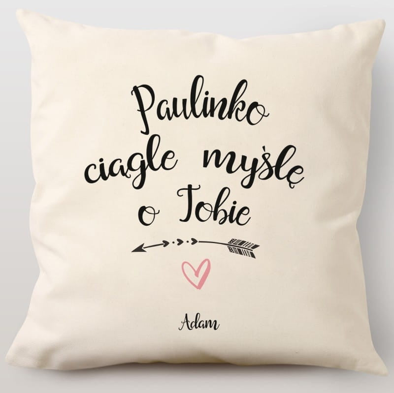 Personalizowana poduszka dla dziewczyny