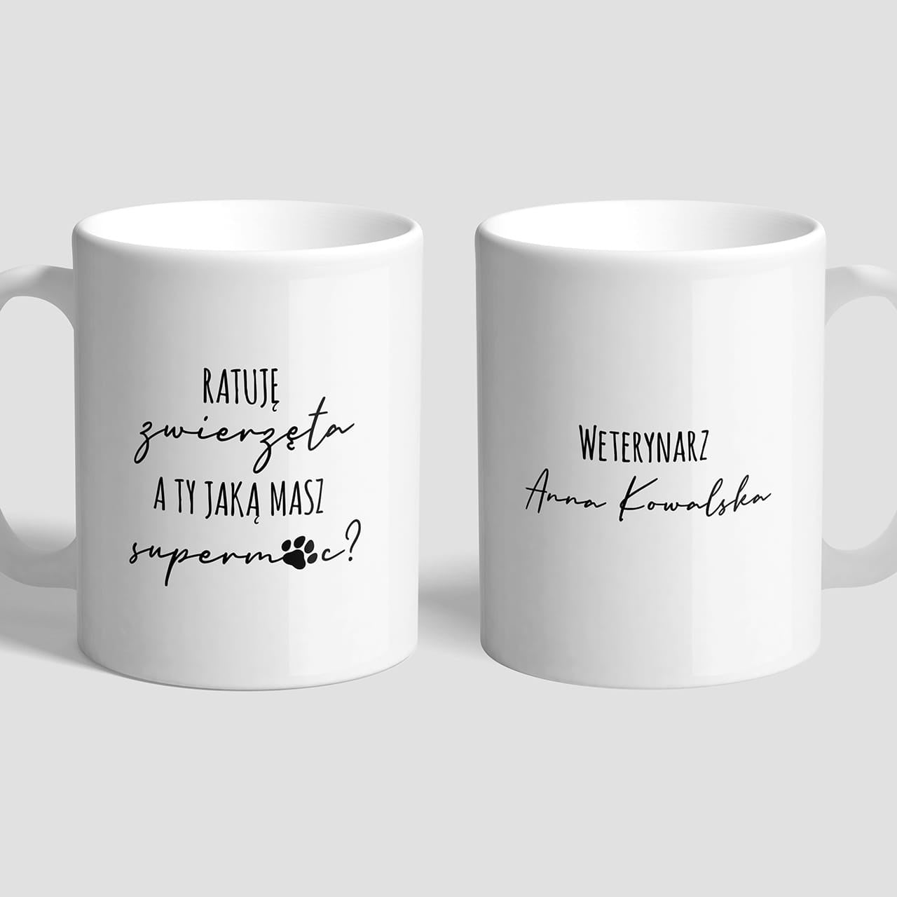 Personalizowany kubek dla weterynarza