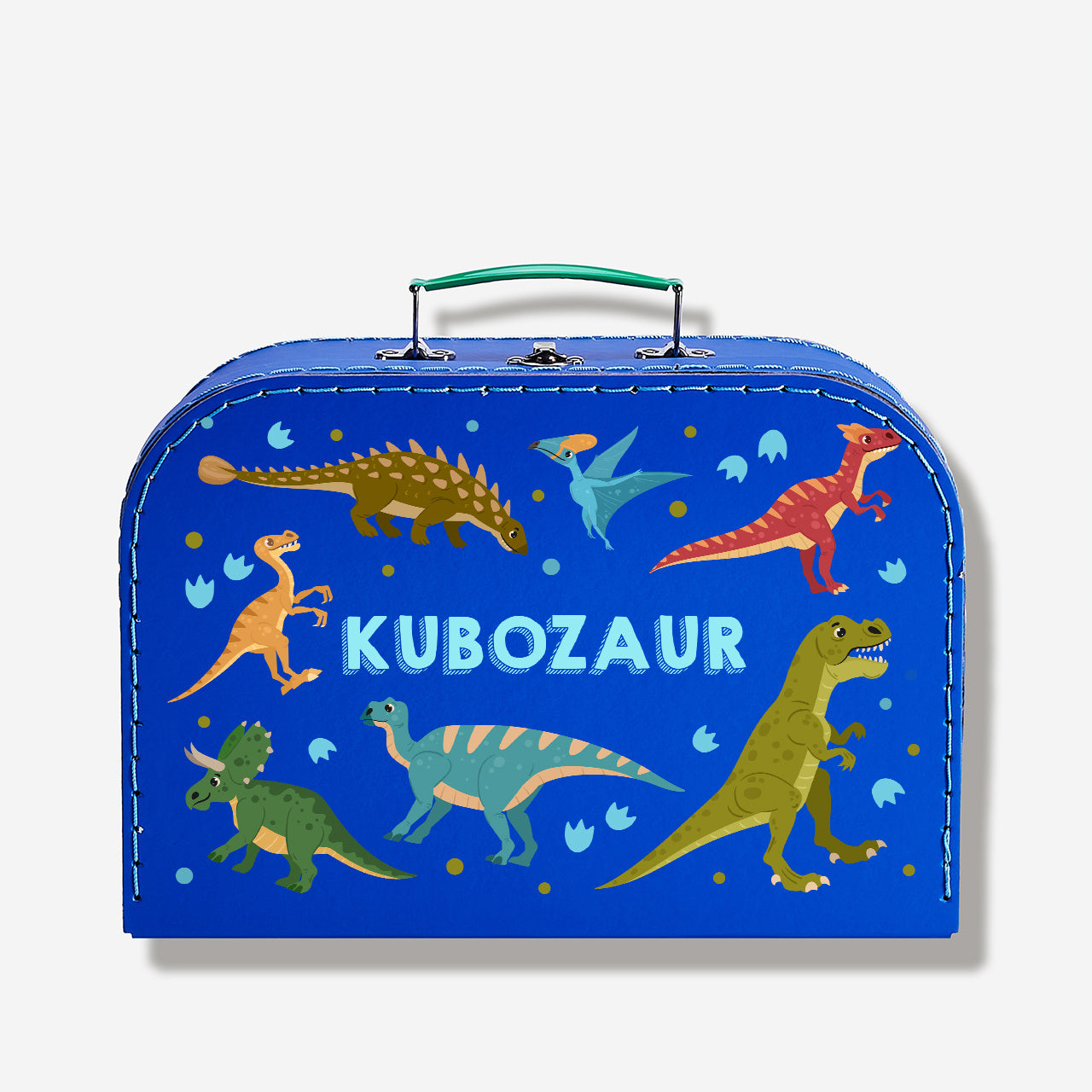 Kuferek personalizowany w dinozaury - prezent dla dzieci