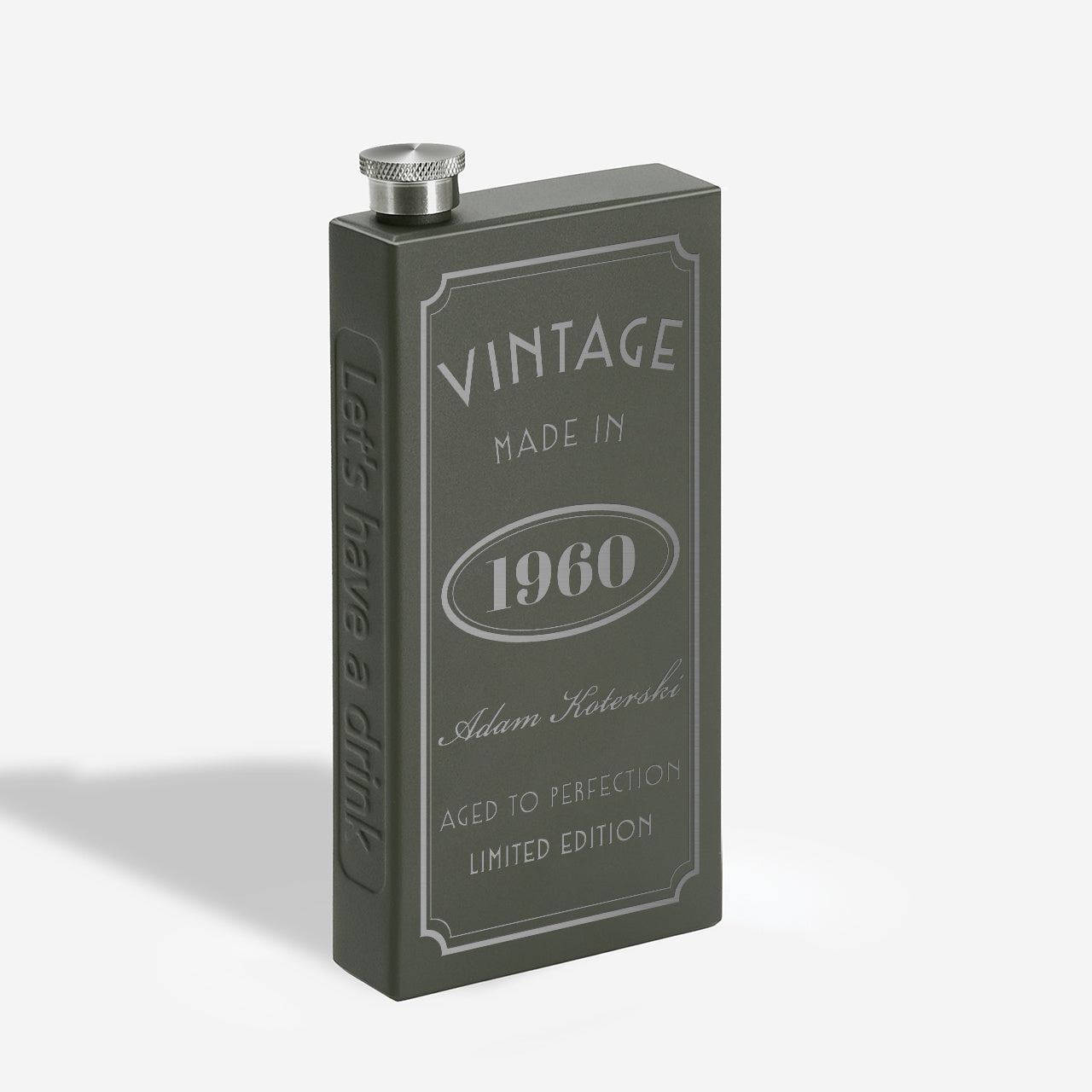 Grawerowana piersiówka dla mężczyzny na urodziny