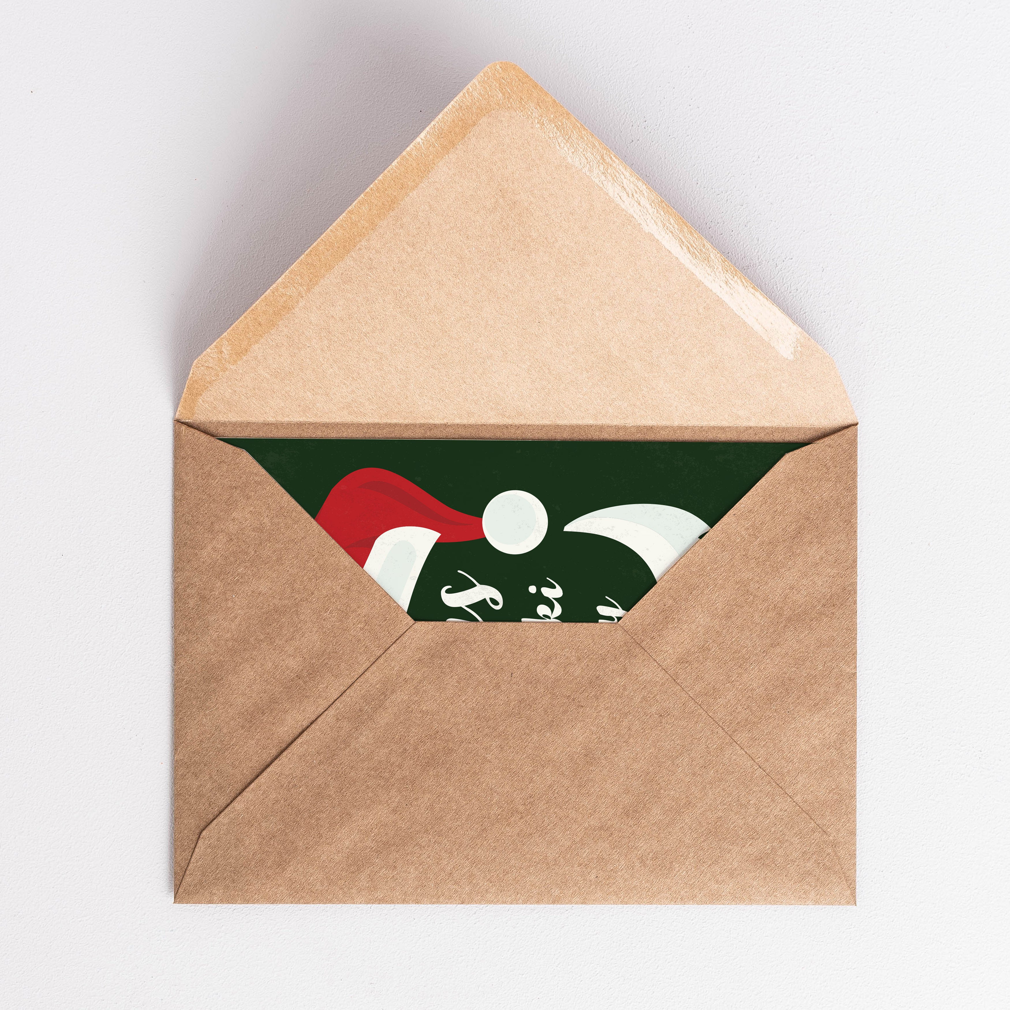 Zabawna kartka świąteczna - Nie taki święty - personalizowana