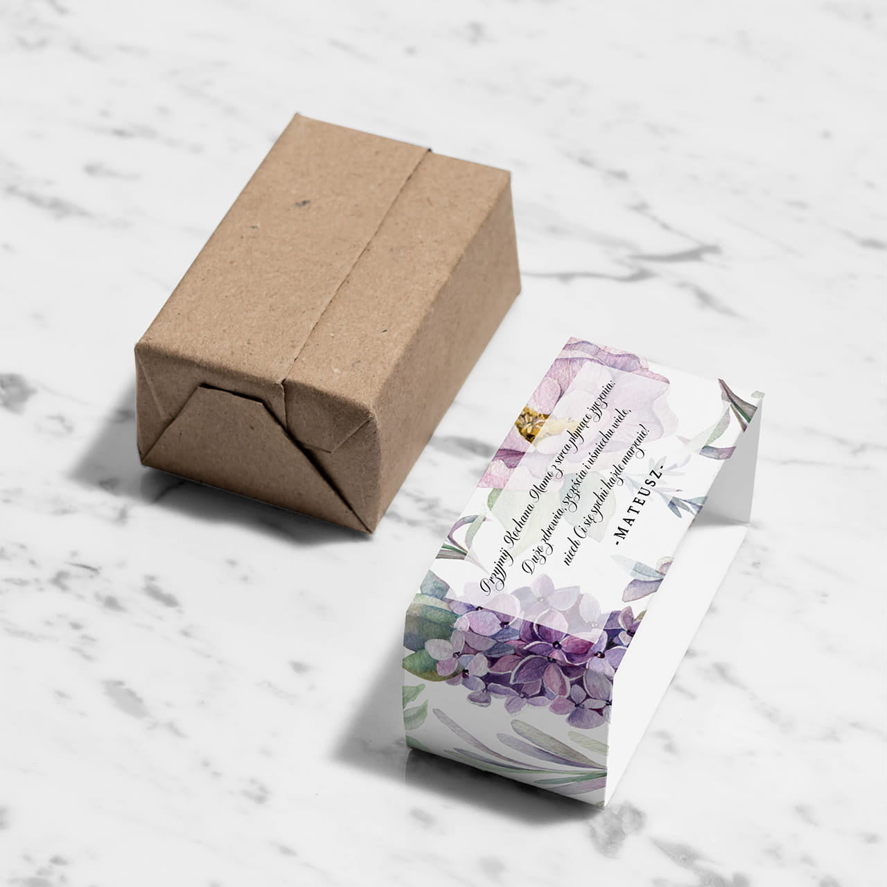 Personalizowane mydło - Pachnąca Miłością - upominek dla mamy