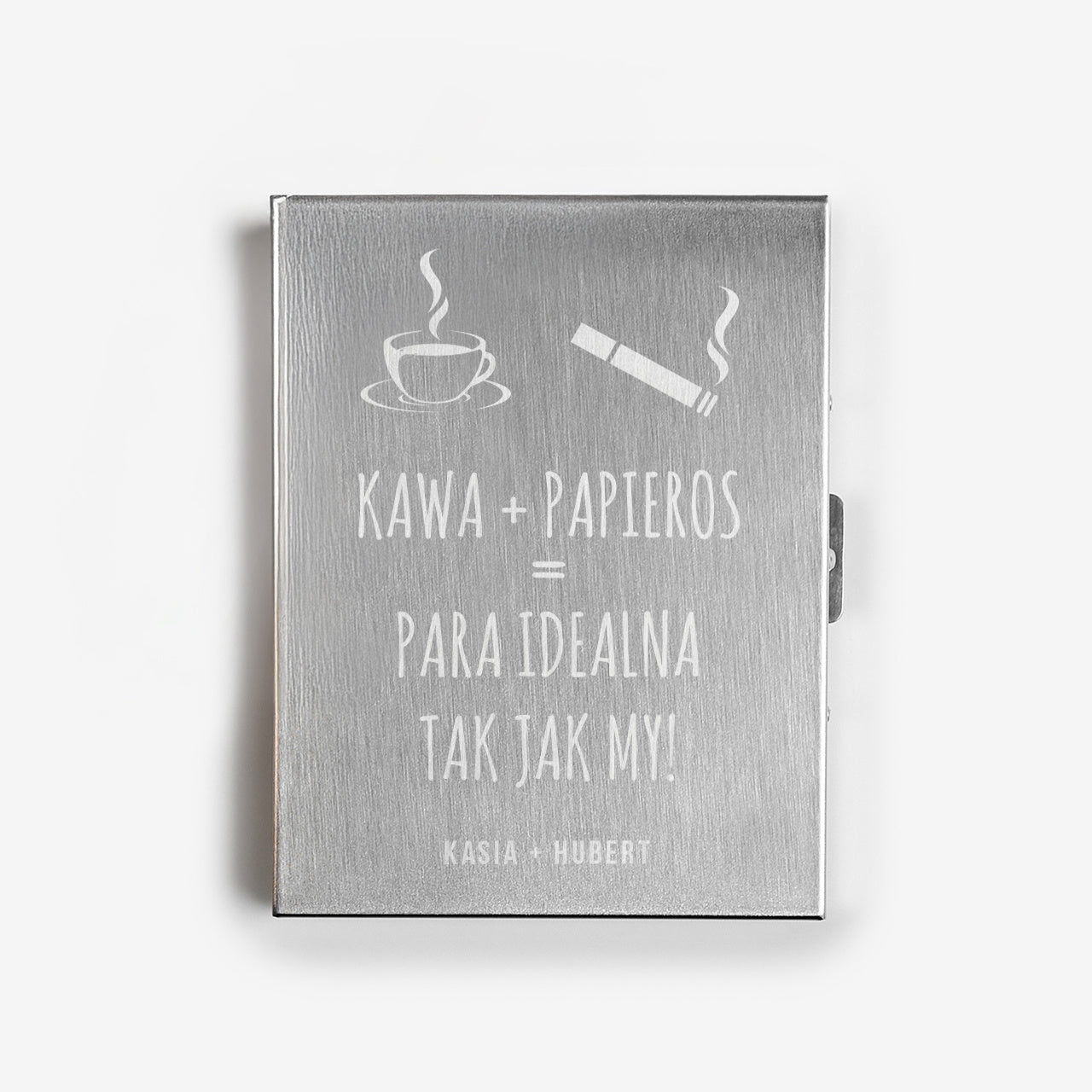 Papierośnica z grawerem dla chłopaka prezent dla chłopaka prezent dla palacza gadżet dla chłopaka