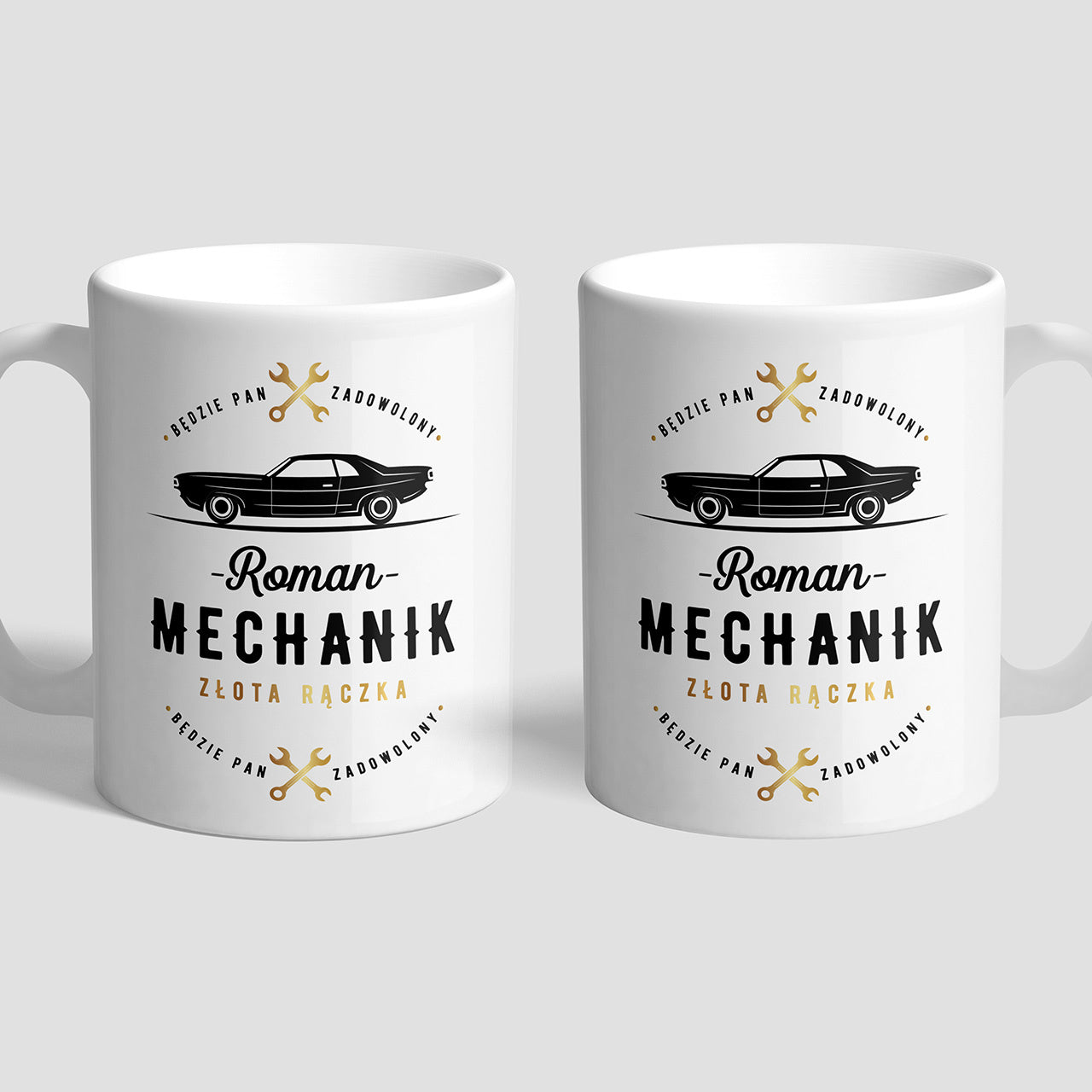 Kubek dla mechanika Złota Rączka personalizowany kubek prezent dla mechanika gadżet dla mechanika kubek mechanika